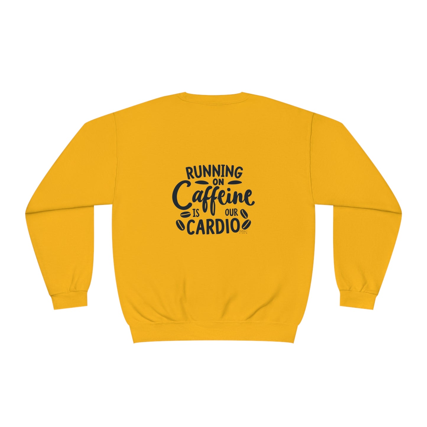 "Running on Caffeine is Our Cardio" Unisex Crewneck Sweatshirt