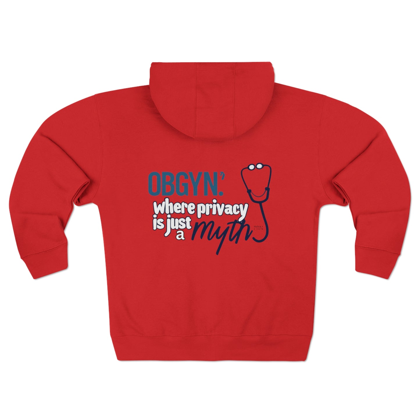 "Privacy is Just a Myth" Unisex Full Zip Hoodie