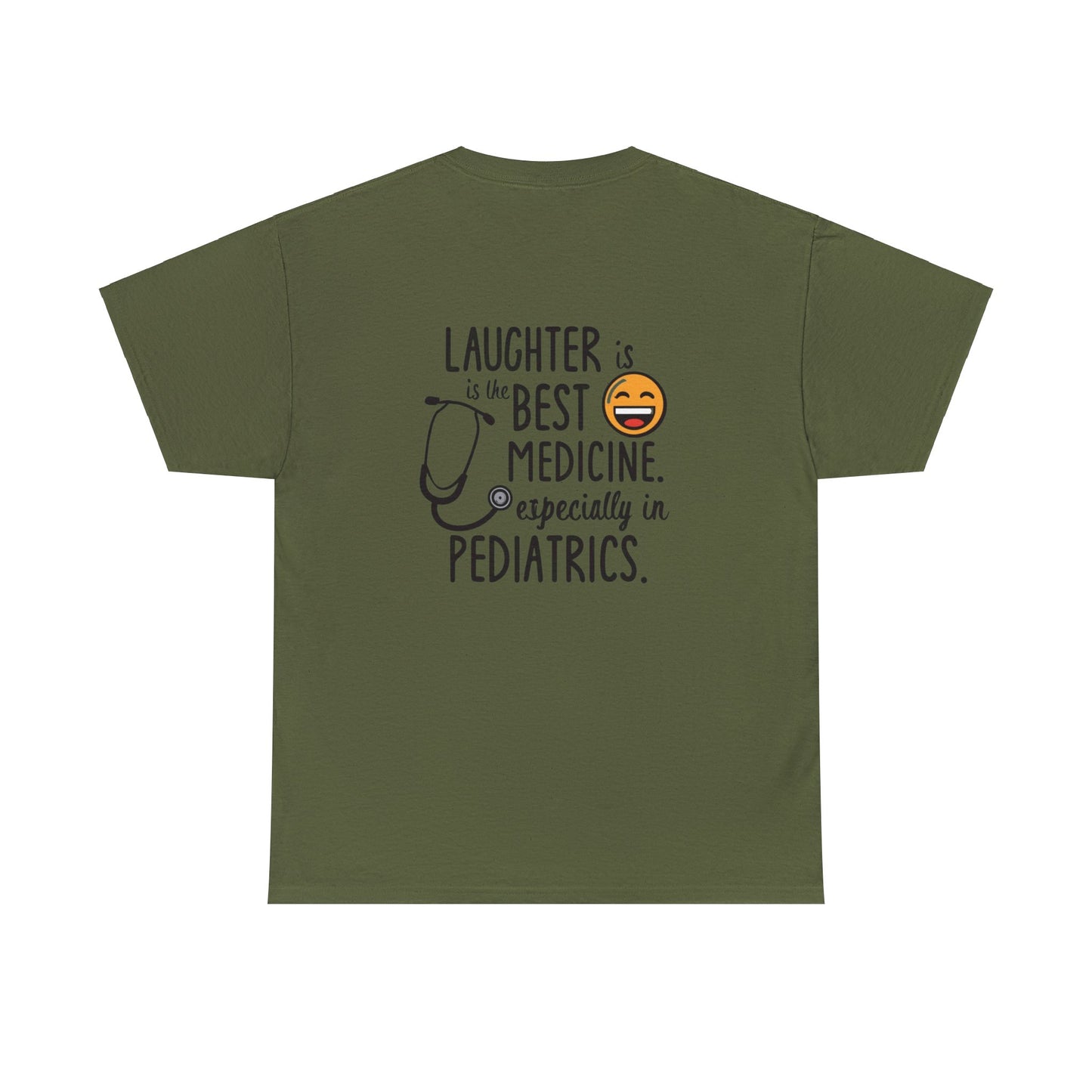 Laughter is the best Medicine - Unisex Heavy Cotton T-shirt