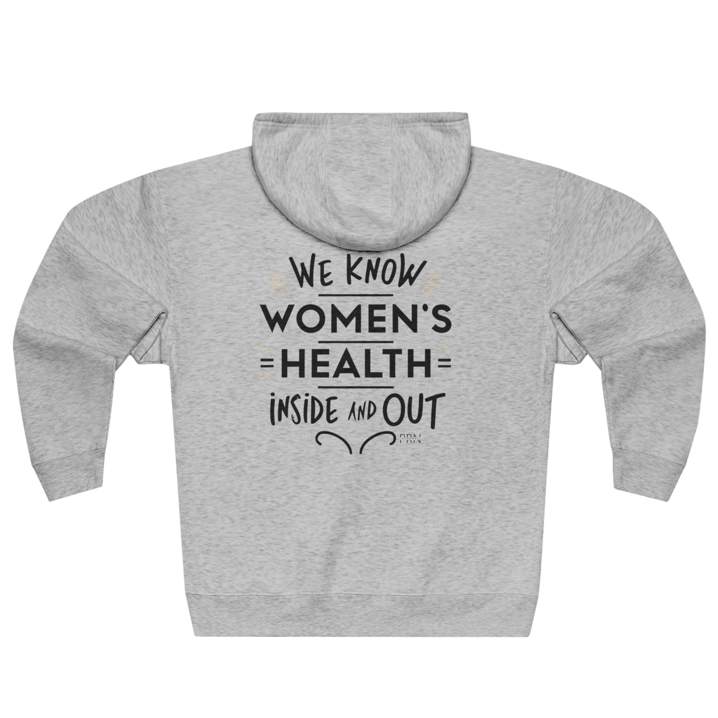 "We Know Women's Health" Unisex Full Zip Hoodie