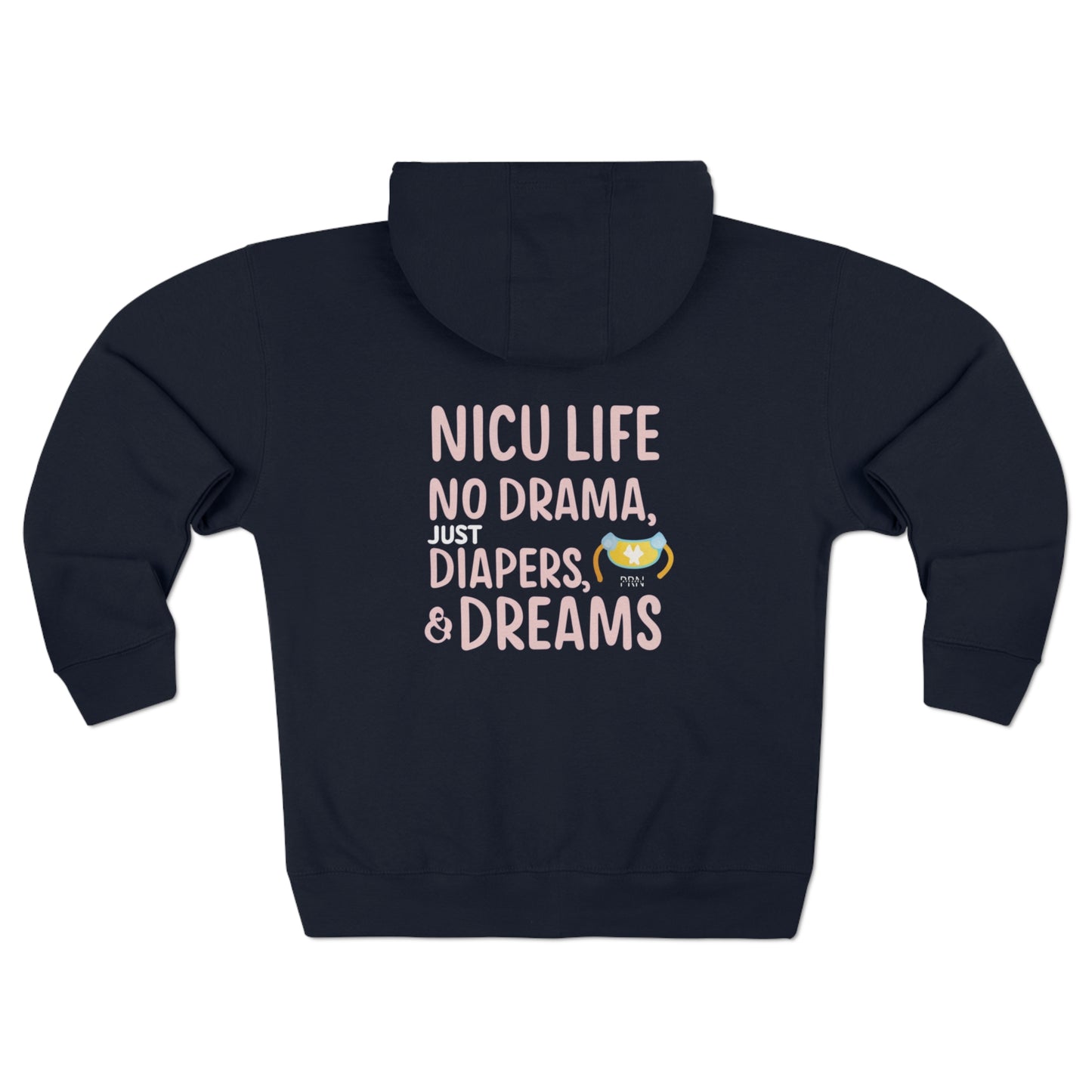 "No Drama" Unisex Full Zip Hoodie