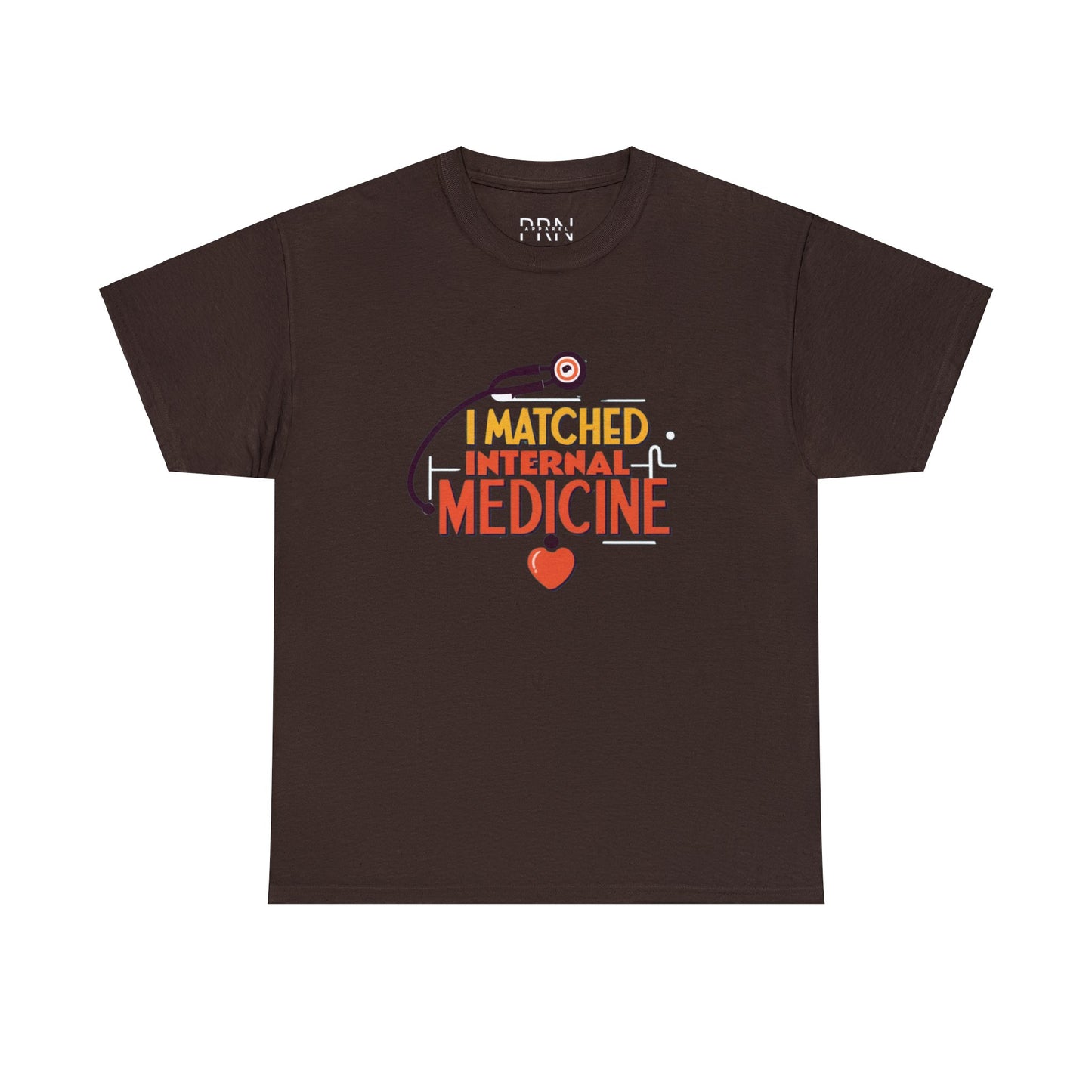 "I Matched to Internal Medicine" 3 Unisex Heavy Cotton Tee