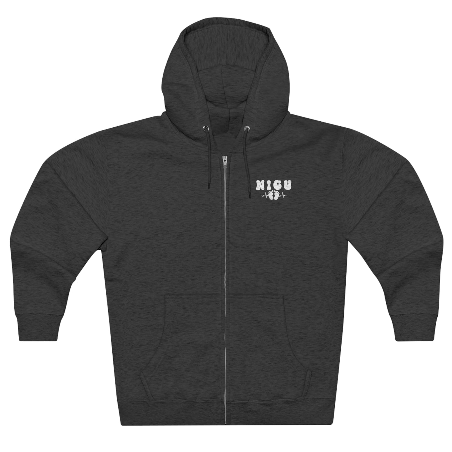 "Keeping it Quiet and Cute in the NICU" Unisex Full Zip Hoodie