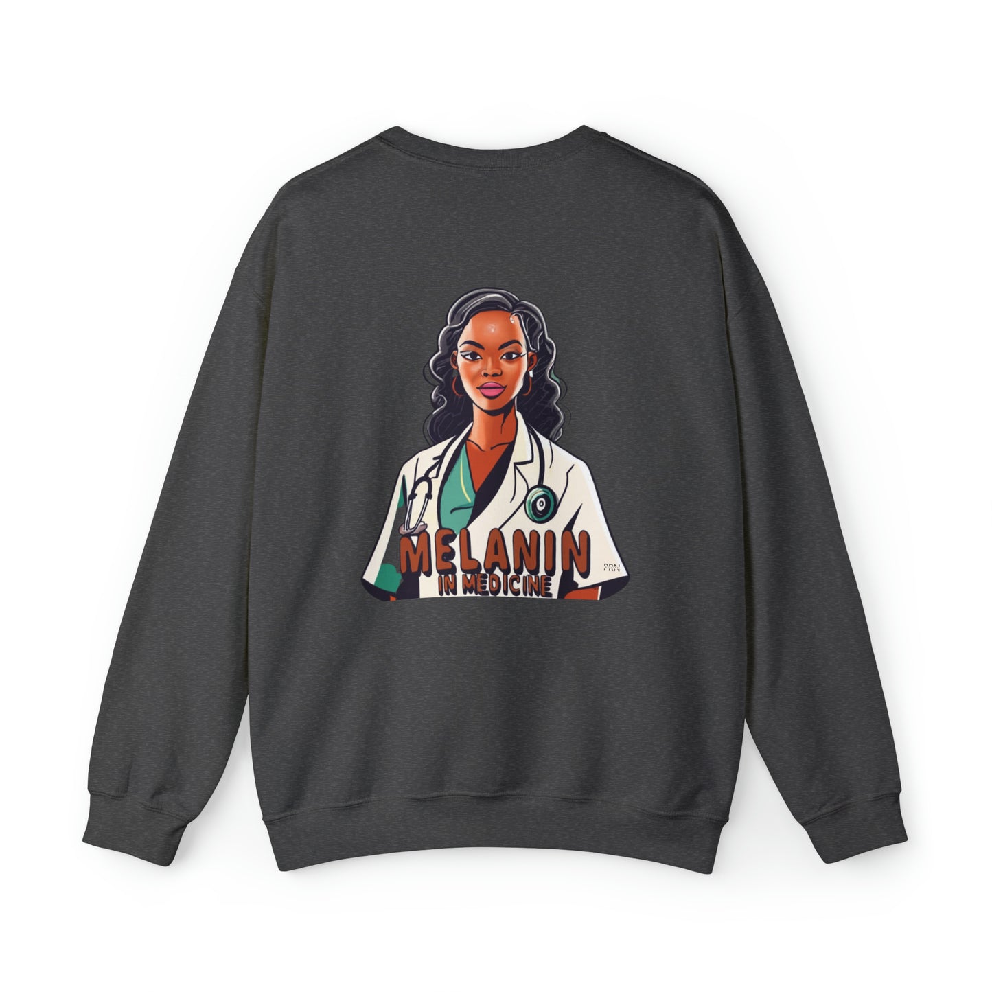 "Melanin in Medicine" Womens Crewneck Sweatshirt