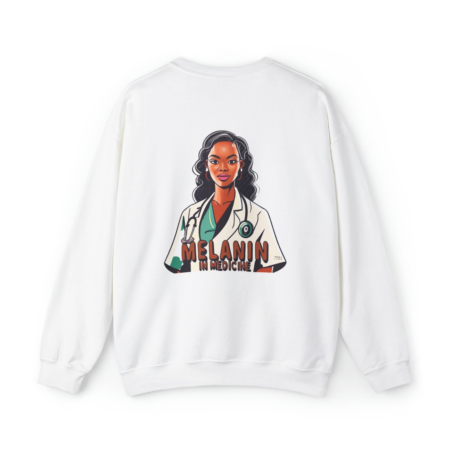 "Melanin in Medicine" Womens Crewneck Sweatshirt