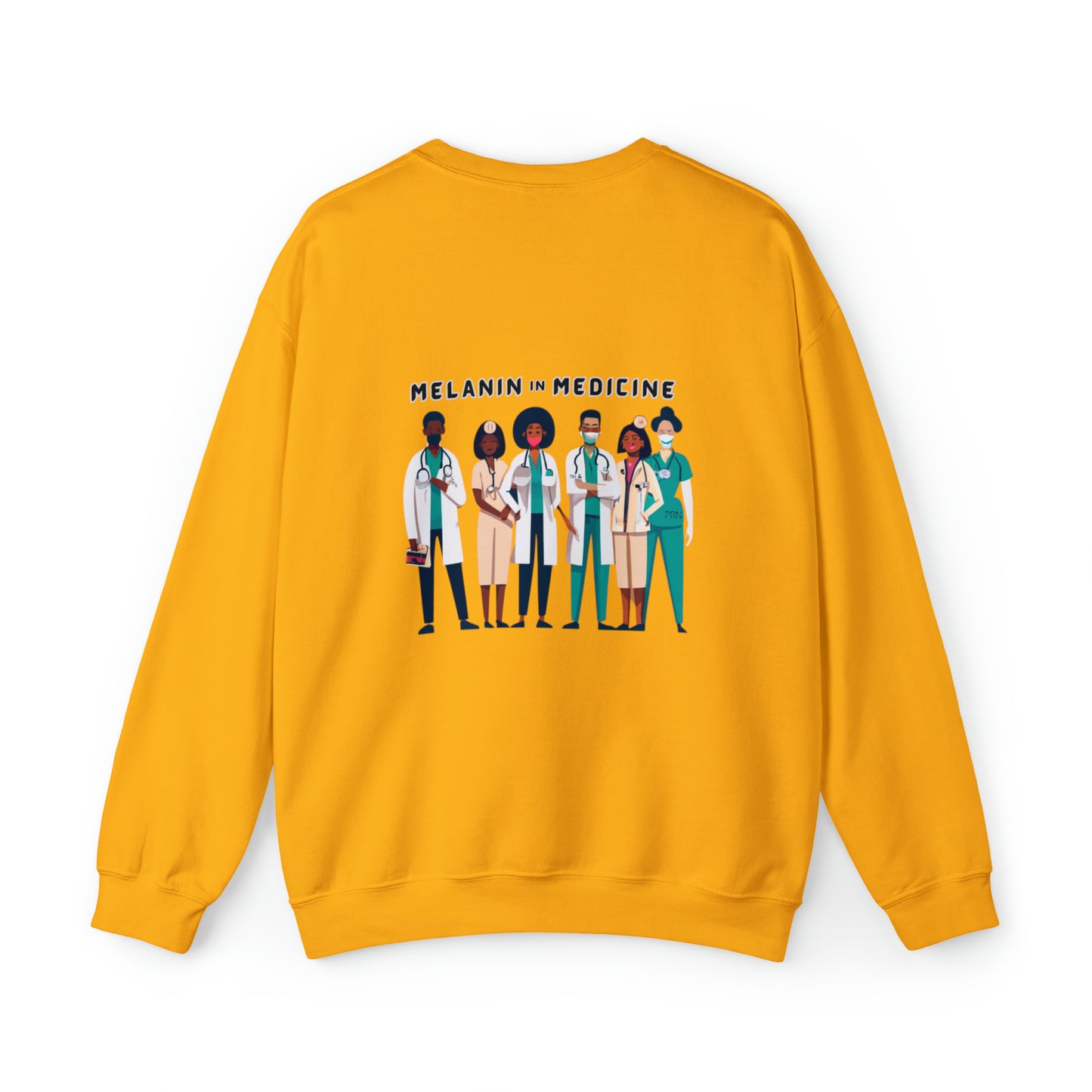 "Melanin in Medicine" Unisex Crewneck Sweatshirt