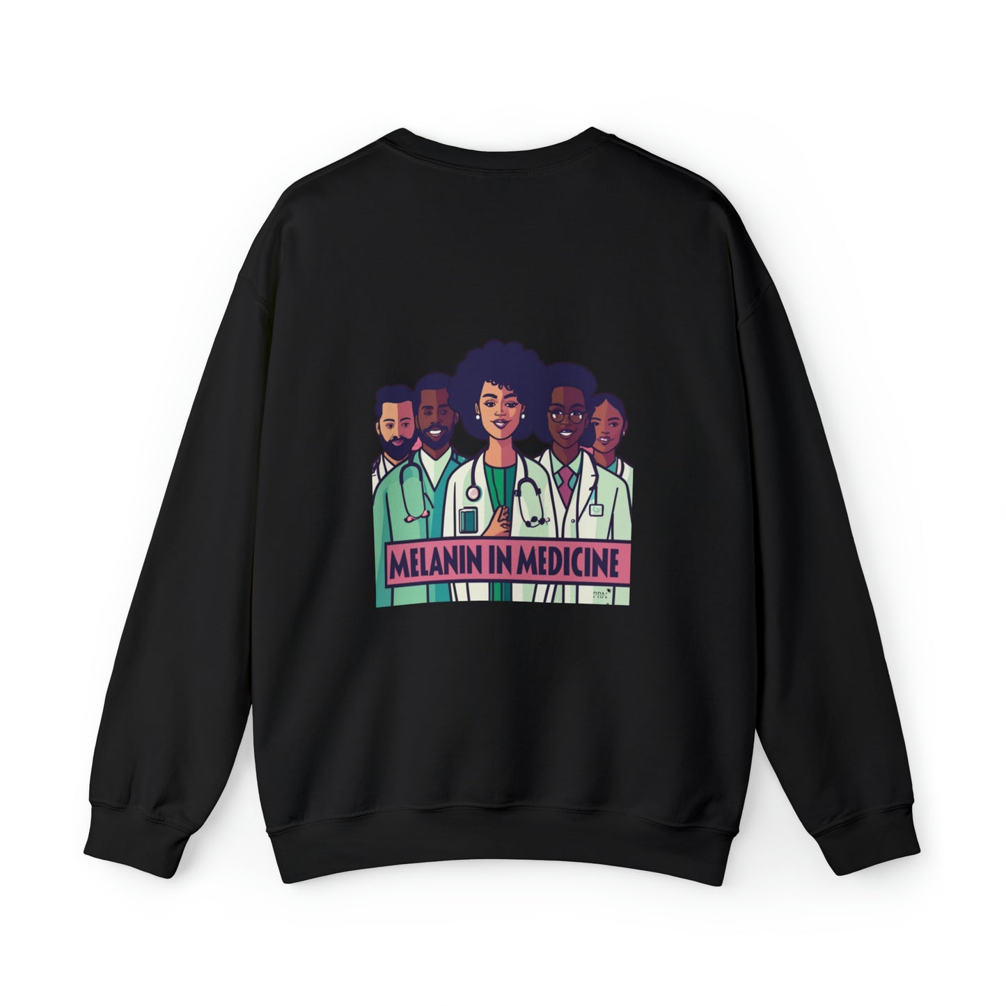 "Melanin in Medicine" Unisex Crewneck Sweatshirt