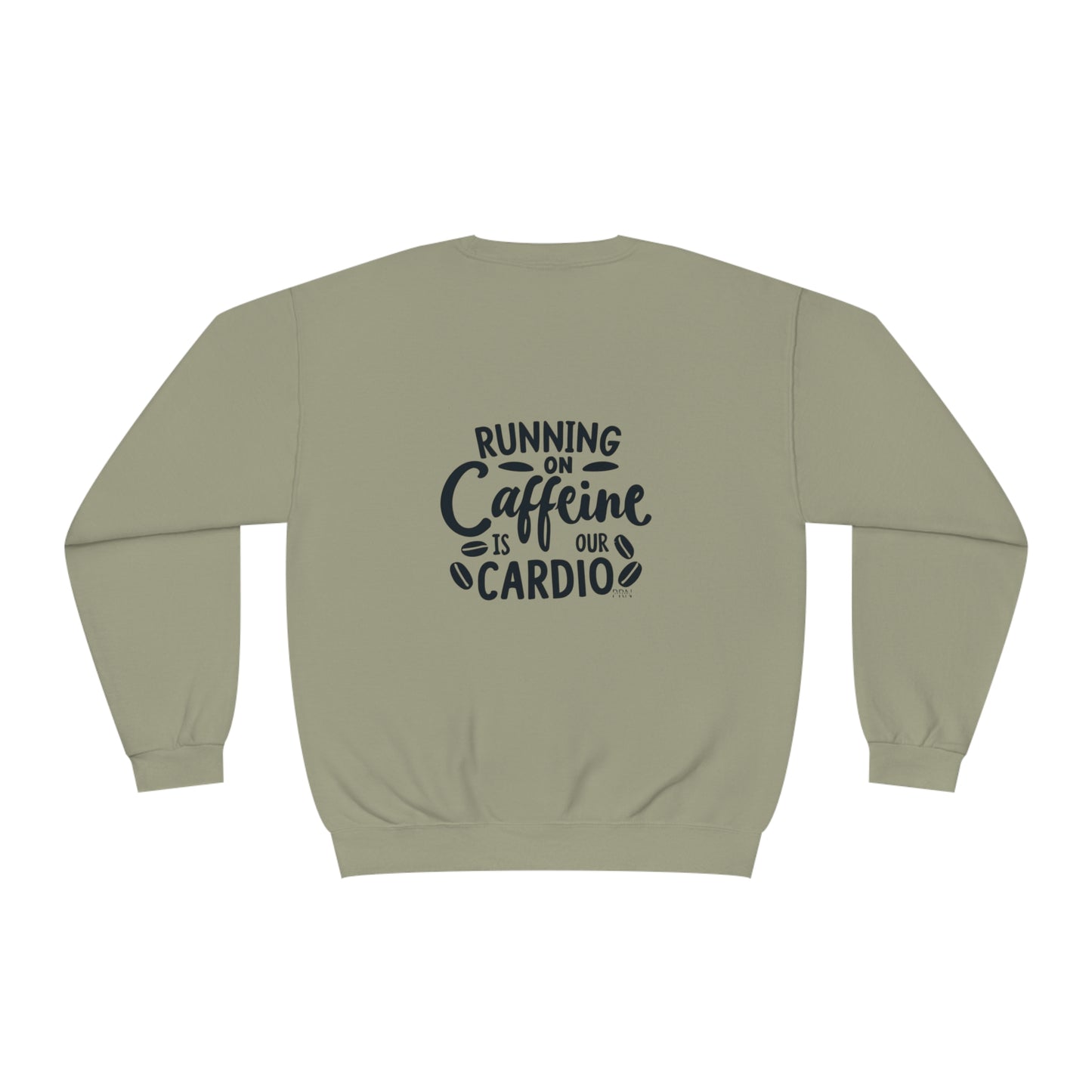 "Running on Caffeine is Our Cardio" Unisex Crewneck Sweatshirt