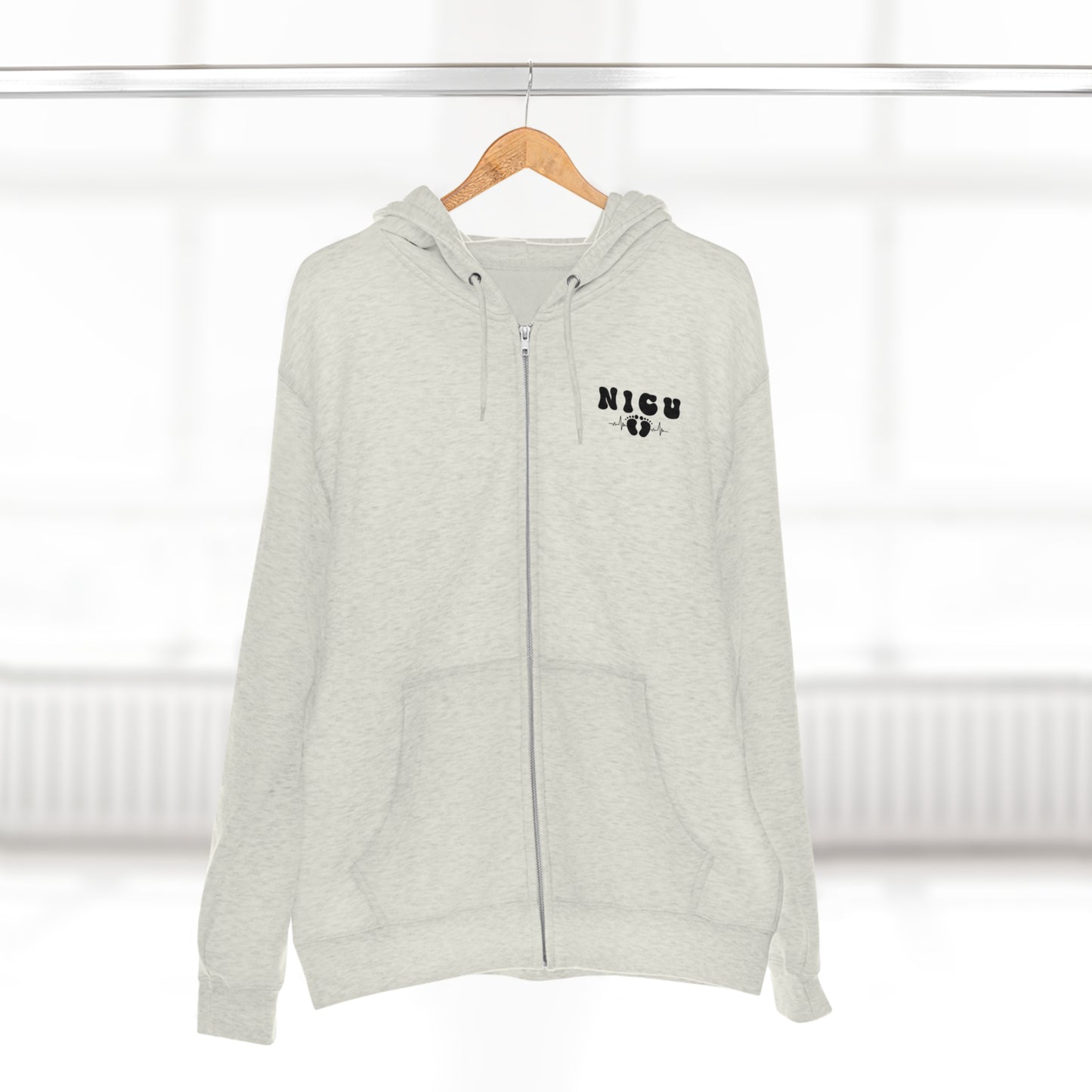 "Tiny But Mighty" Unisex Full Zip Hoodie