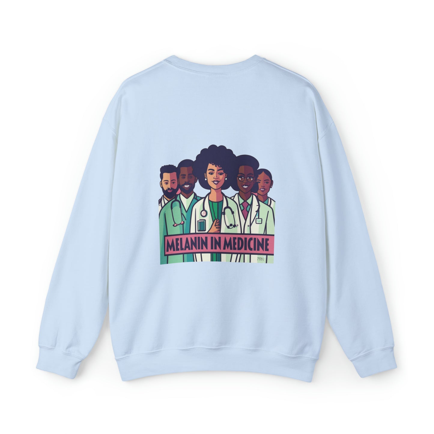 "Melanin in Medicine" Unisex Crewneck Sweatshirt