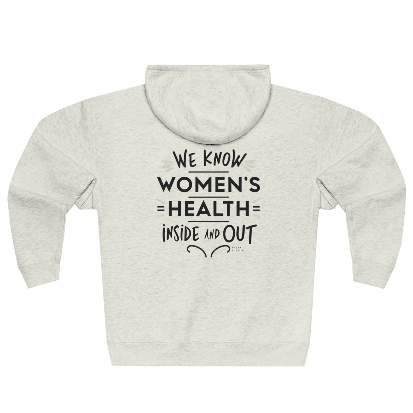 "We Know Women's Health" Unisex Full Zip Hoodie