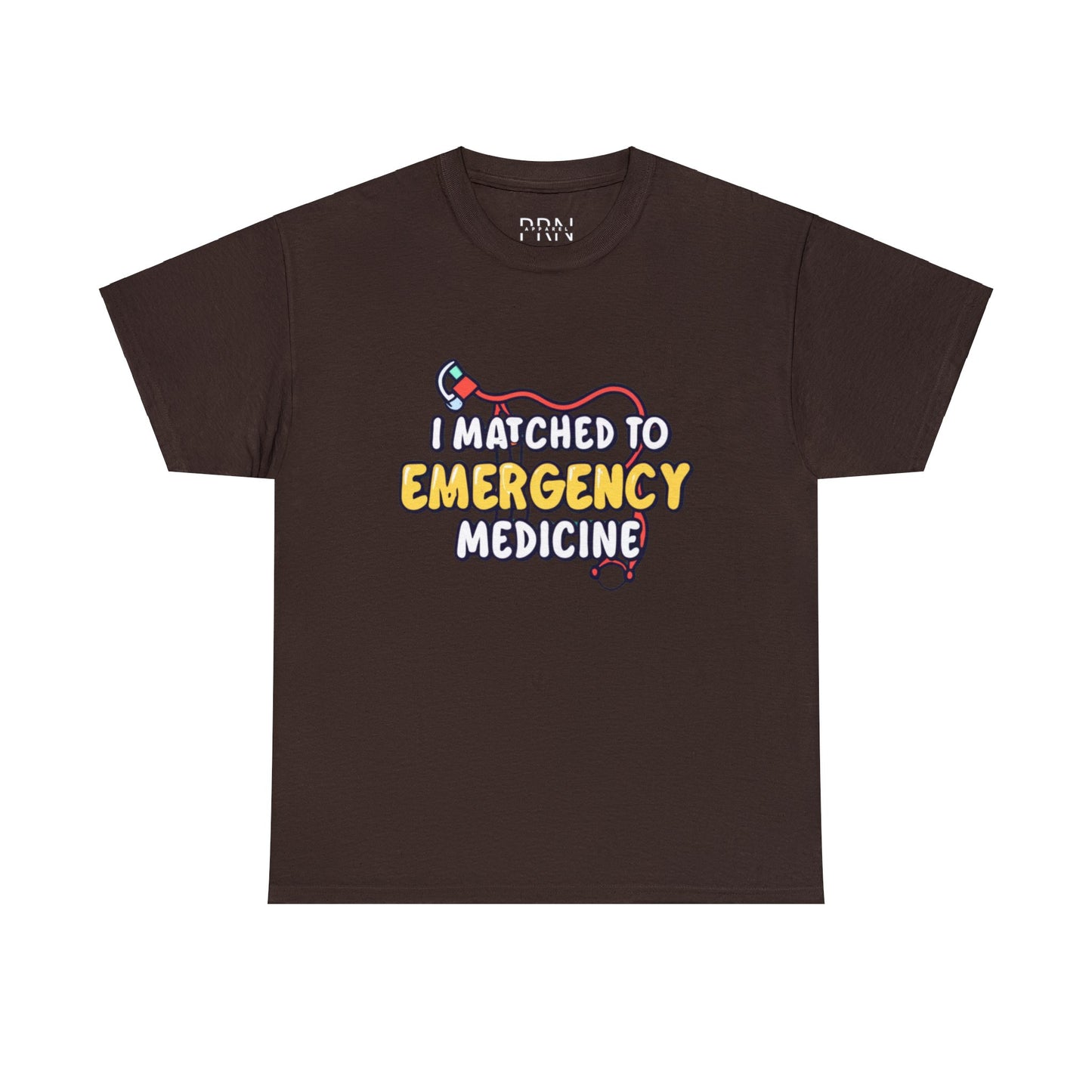 "I Matched to Emergency Medicine" Unisex Heavy Cotton Tee