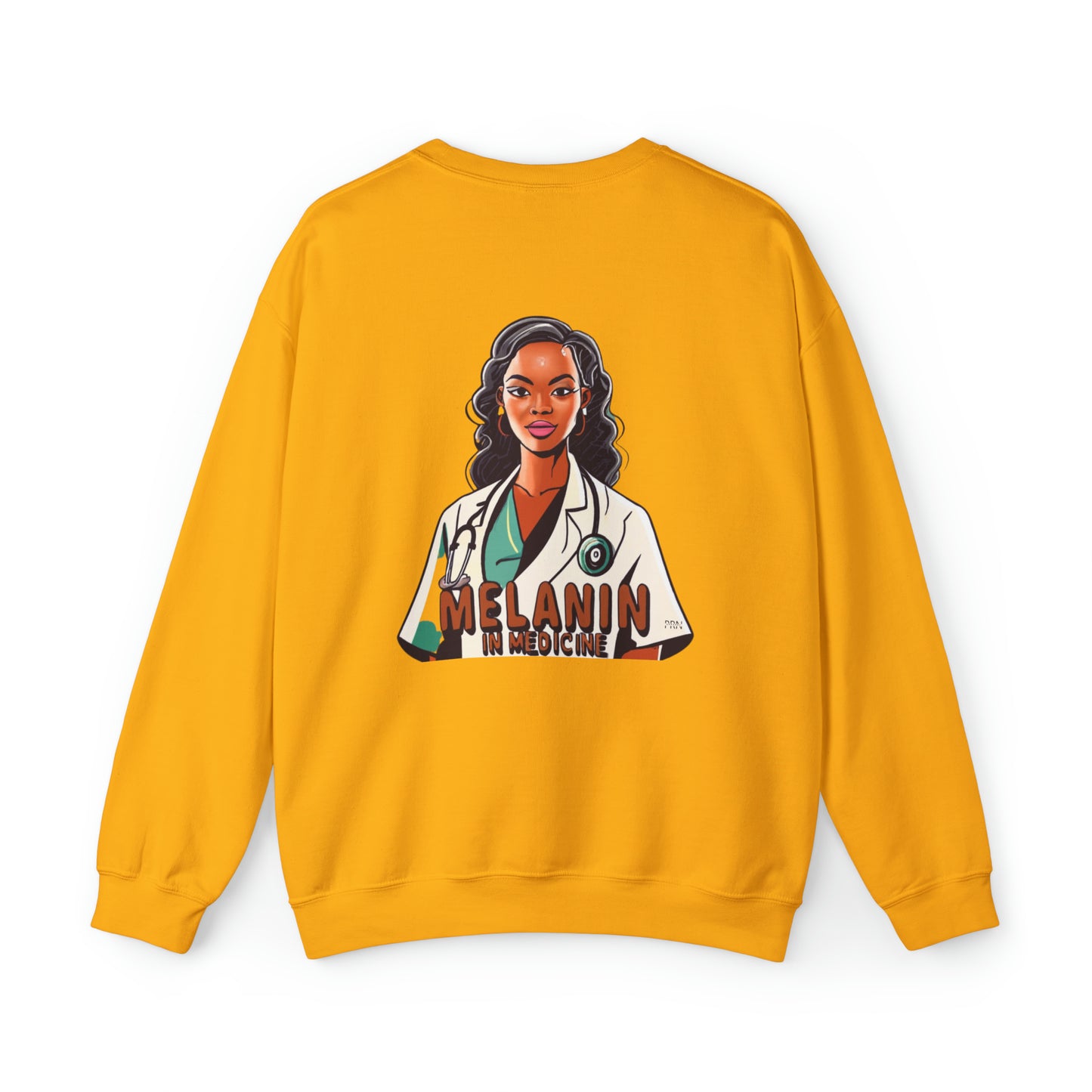 "Melanin in Medicine" Womens Crewneck Sweatshirt