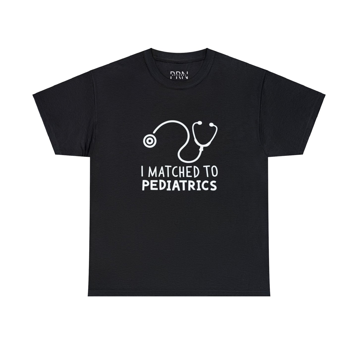 "I Matched to Pediatrics" Unisex Heavy Cotton Tee