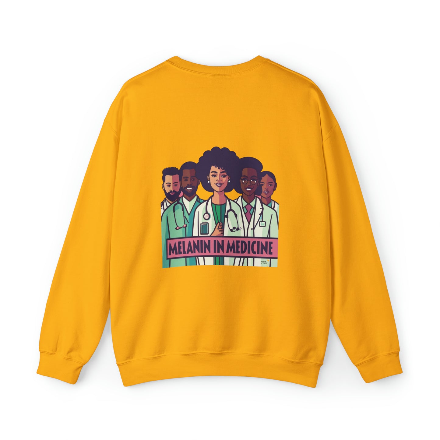 "Melanin in Medicine" Unisex Crewneck Sweatshirt