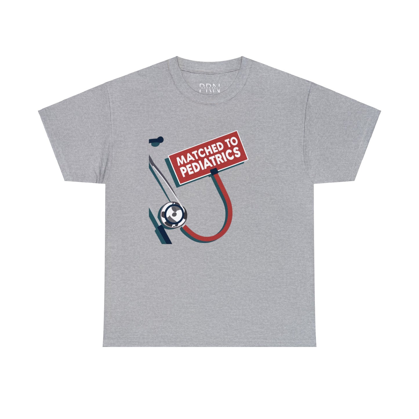 "I Matched to Pediatrics" 2 Unisex Heavy Cotton Tee