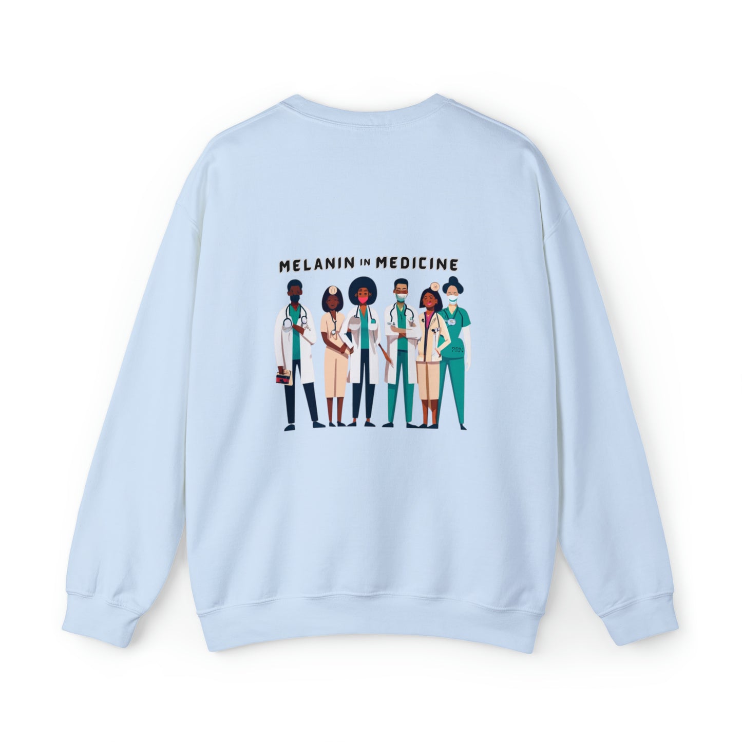 "Melanin in Medicine" Unisex Crewneck Sweatshirt