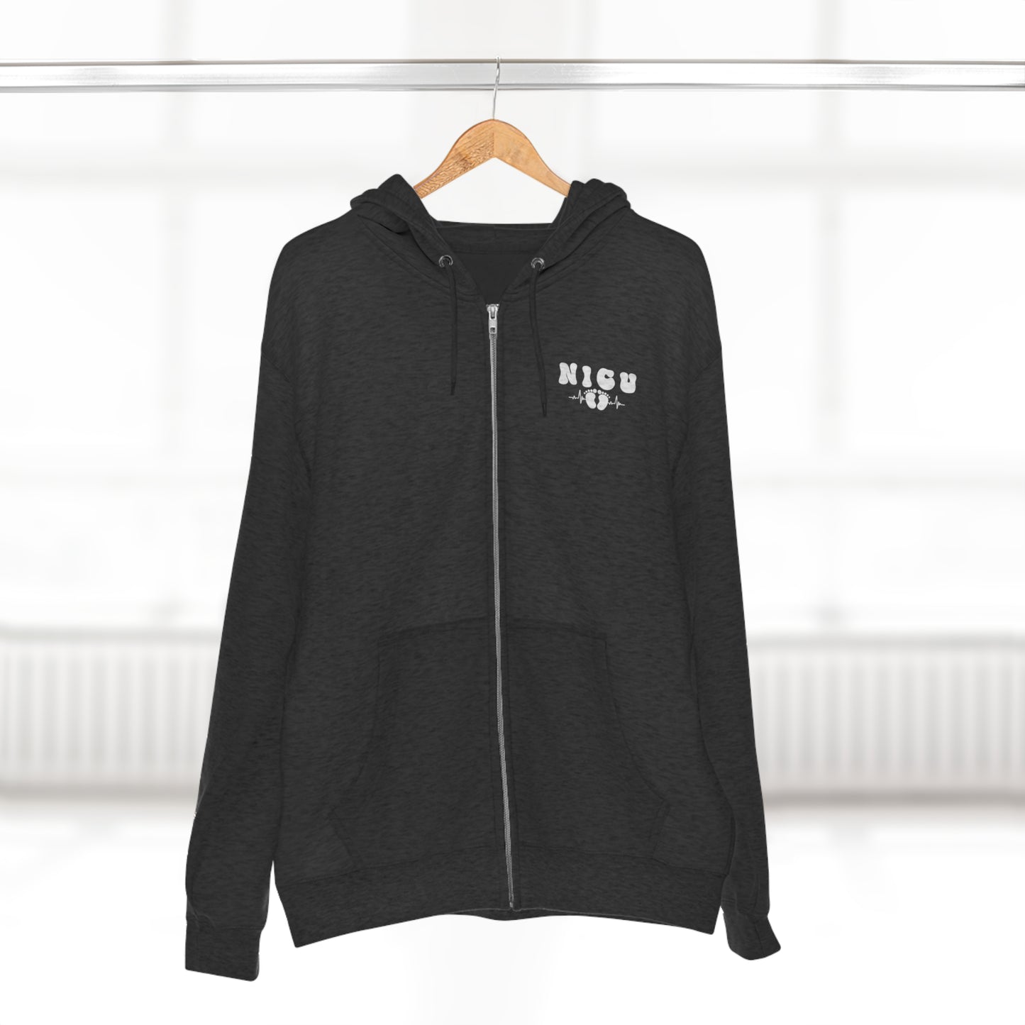 "Specializing in Small Miracles" Unisex Full Zip Hoodie