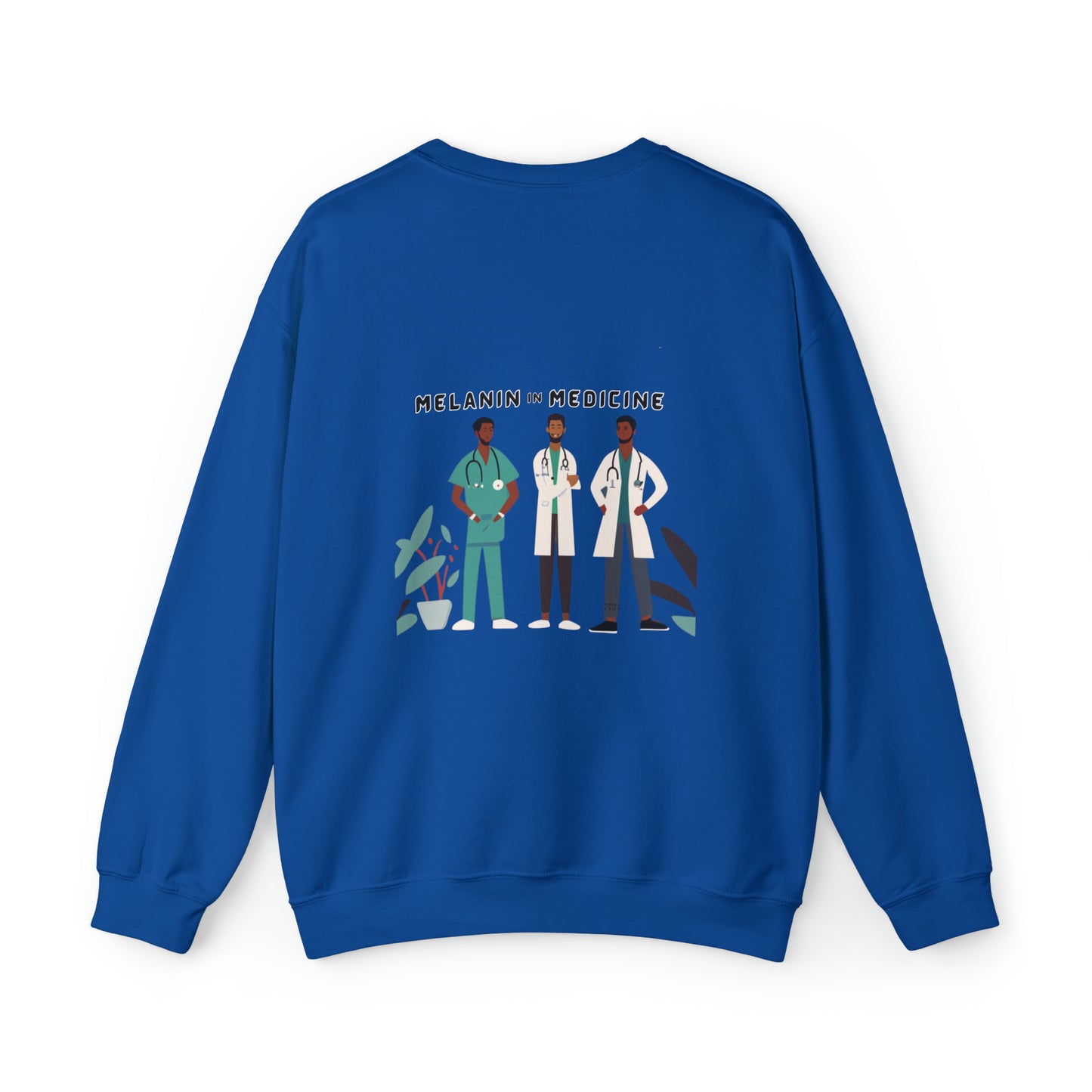 "Melanin in Medicine" Men's Crewneck Sweatshirt