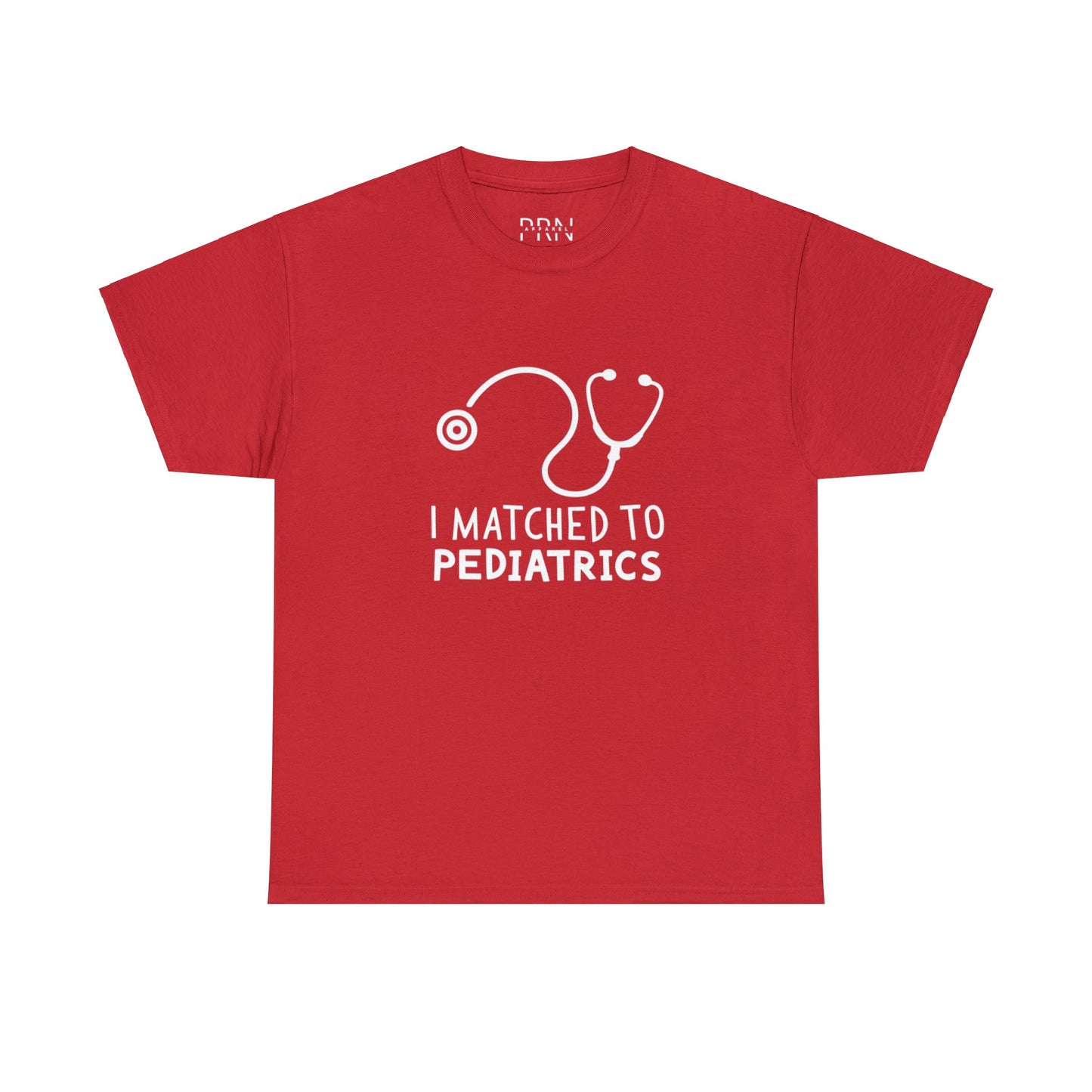 "I Matched to Pediatrics" Unisex Heavy Cotton Tee