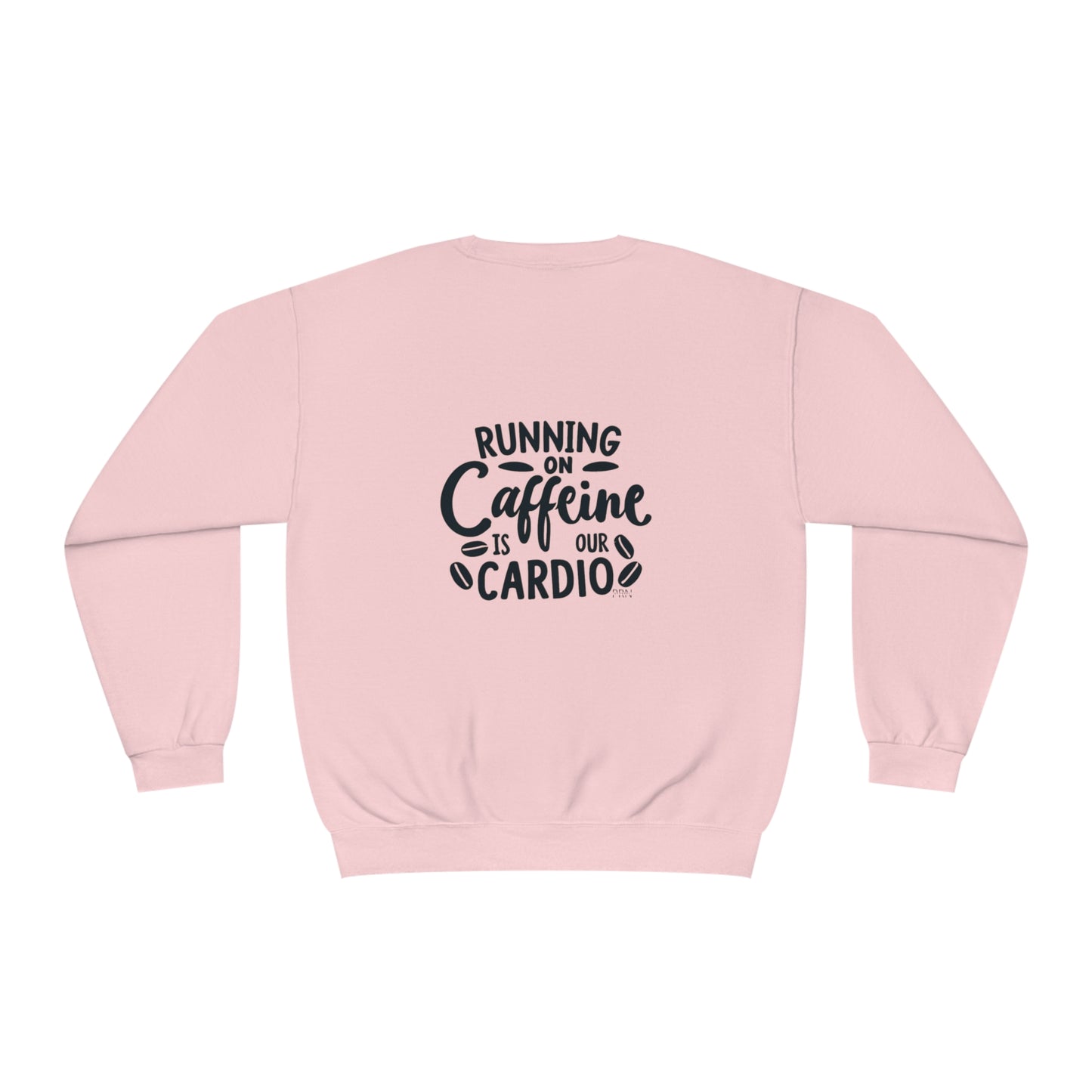 "Running on Caffeine is Our Cardio" Unisex Crewneck Sweatshirt