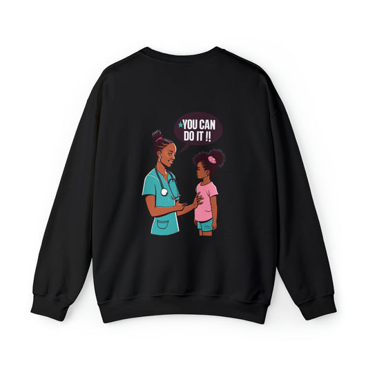 "You Can Do It" Womens Crewneck Sweatshirt