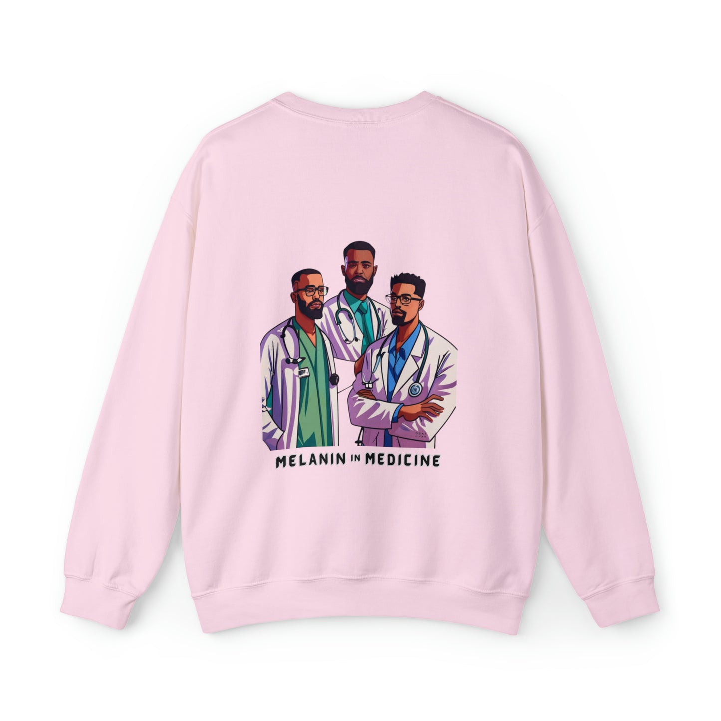 "Melanin in Medicine" Fellas Edition Unisex Crewneck Sweatshirt