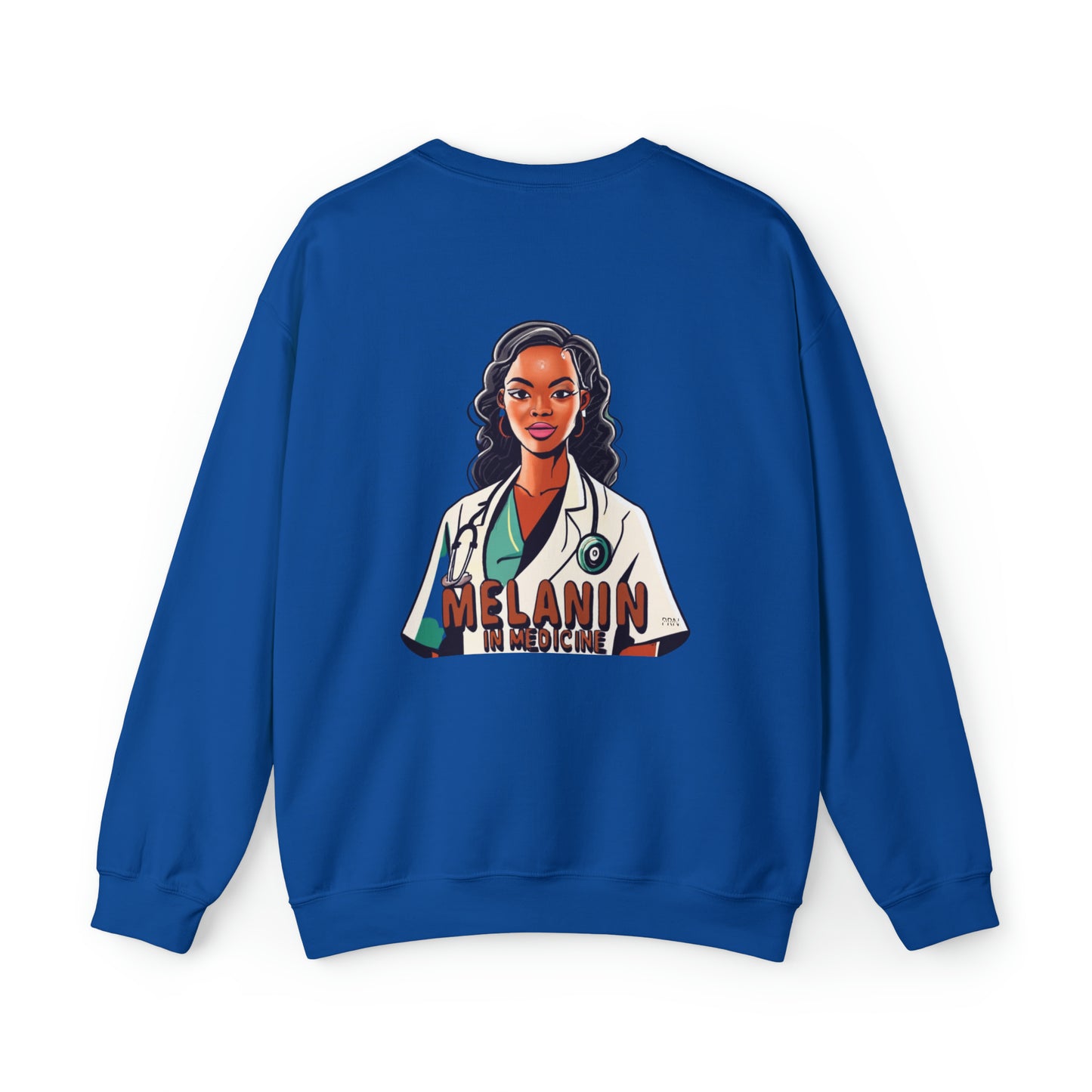 "Melanin in Medicine" Womens Crewneck Sweatshirt