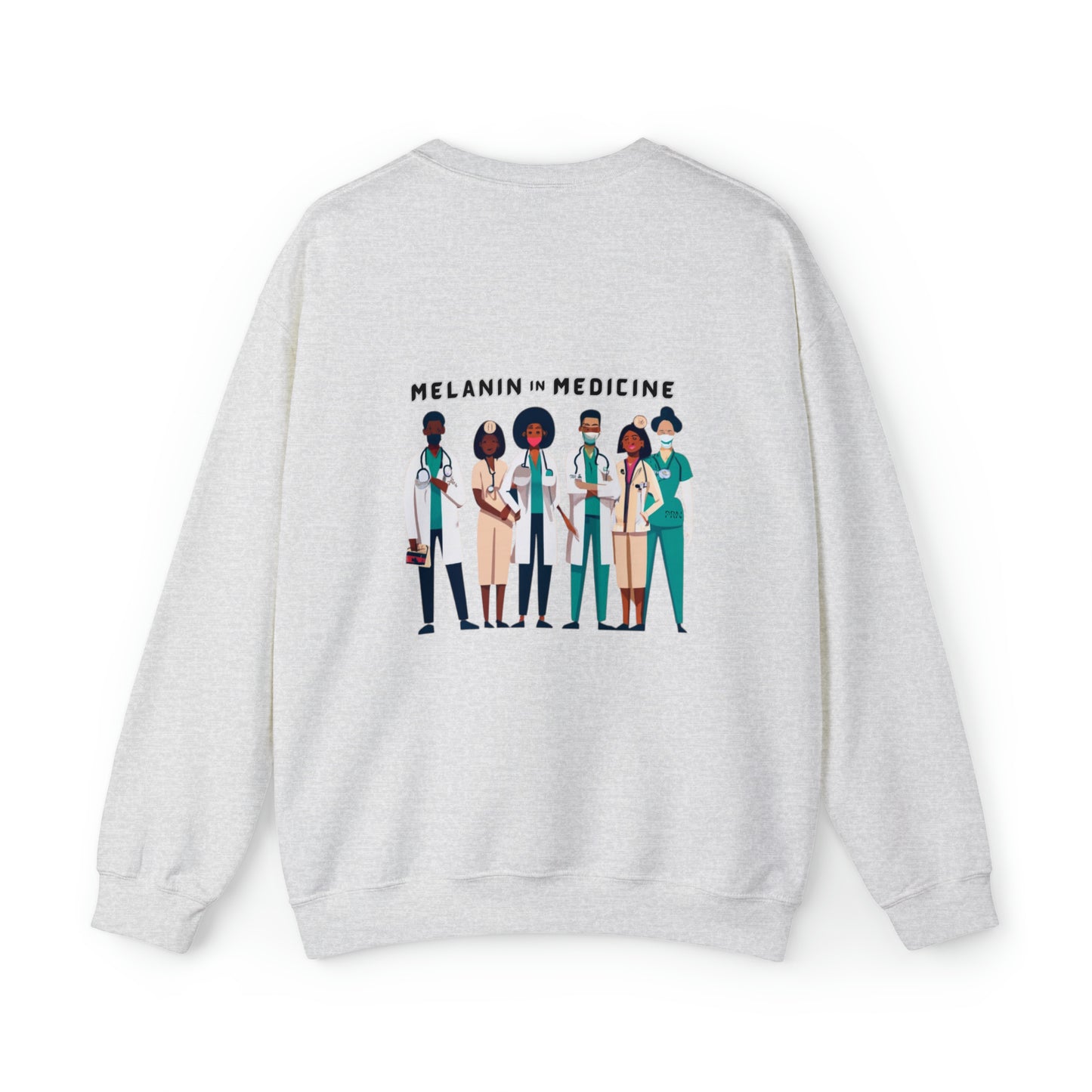 "Melanin in Medicine" Unisex Crewneck Sweatshirt