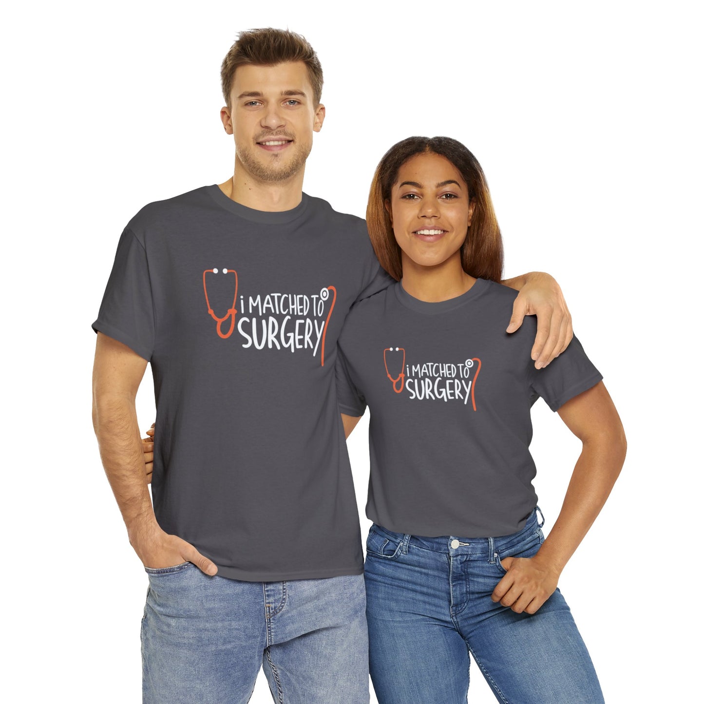 "I Matched to Surgery" Unisex Heavy Cotton Tee