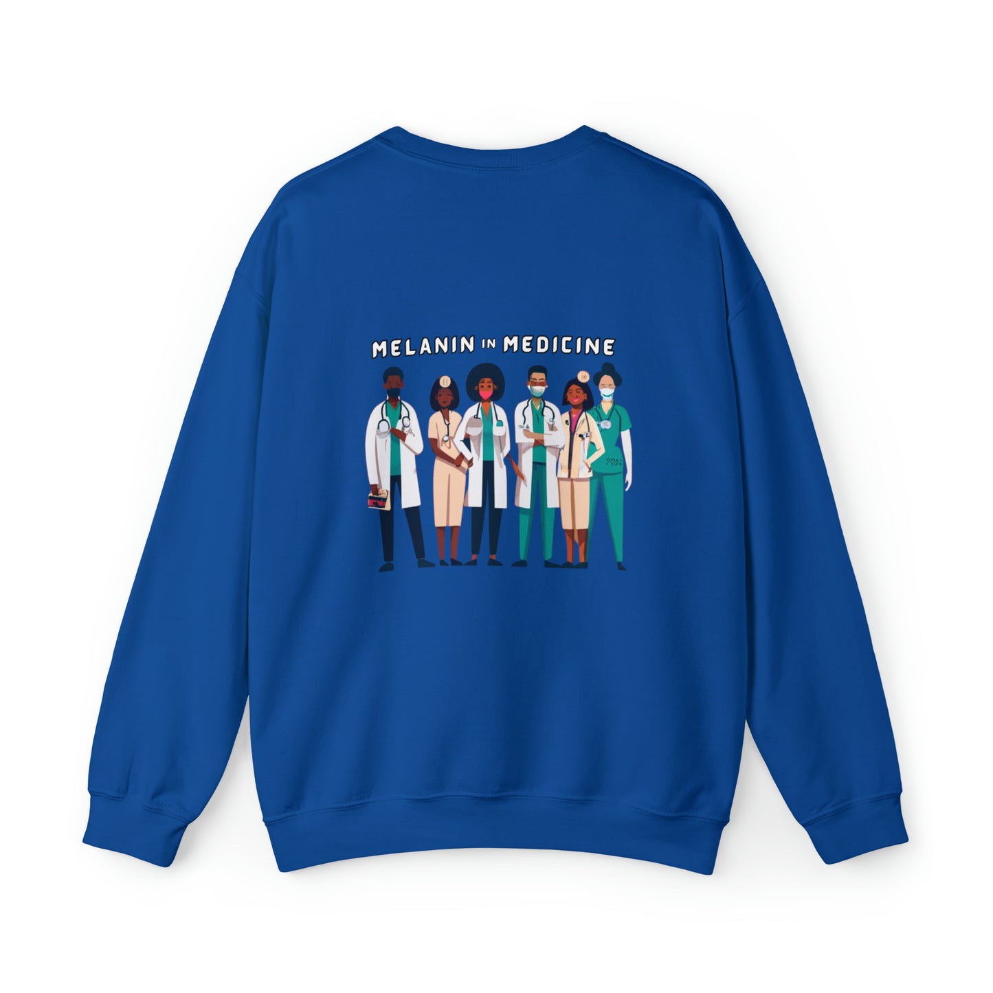 "Melanin in Medicine" Unisex Crewneck Sweatshirt