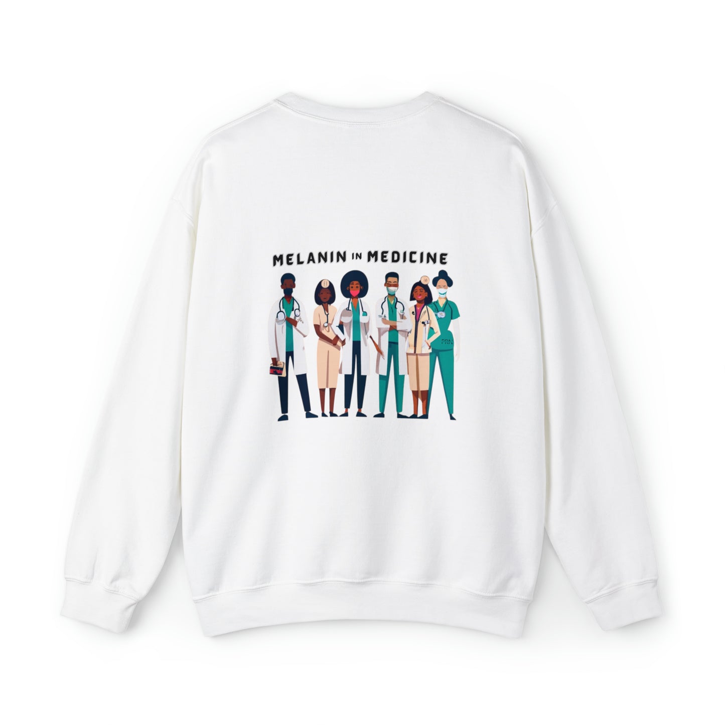 "Melanin in Medicine" Unisex Crewneck Sweatshirt