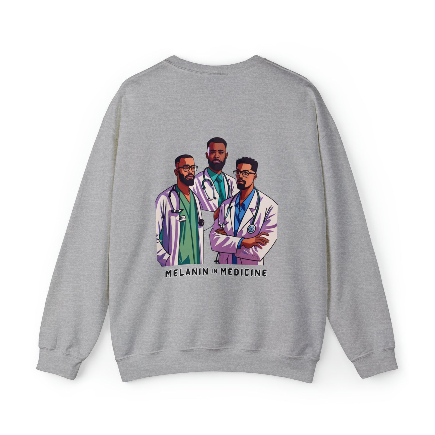 "Melanin in Medicine" Fellas Edition Unisex Crewneck Sweatshirt