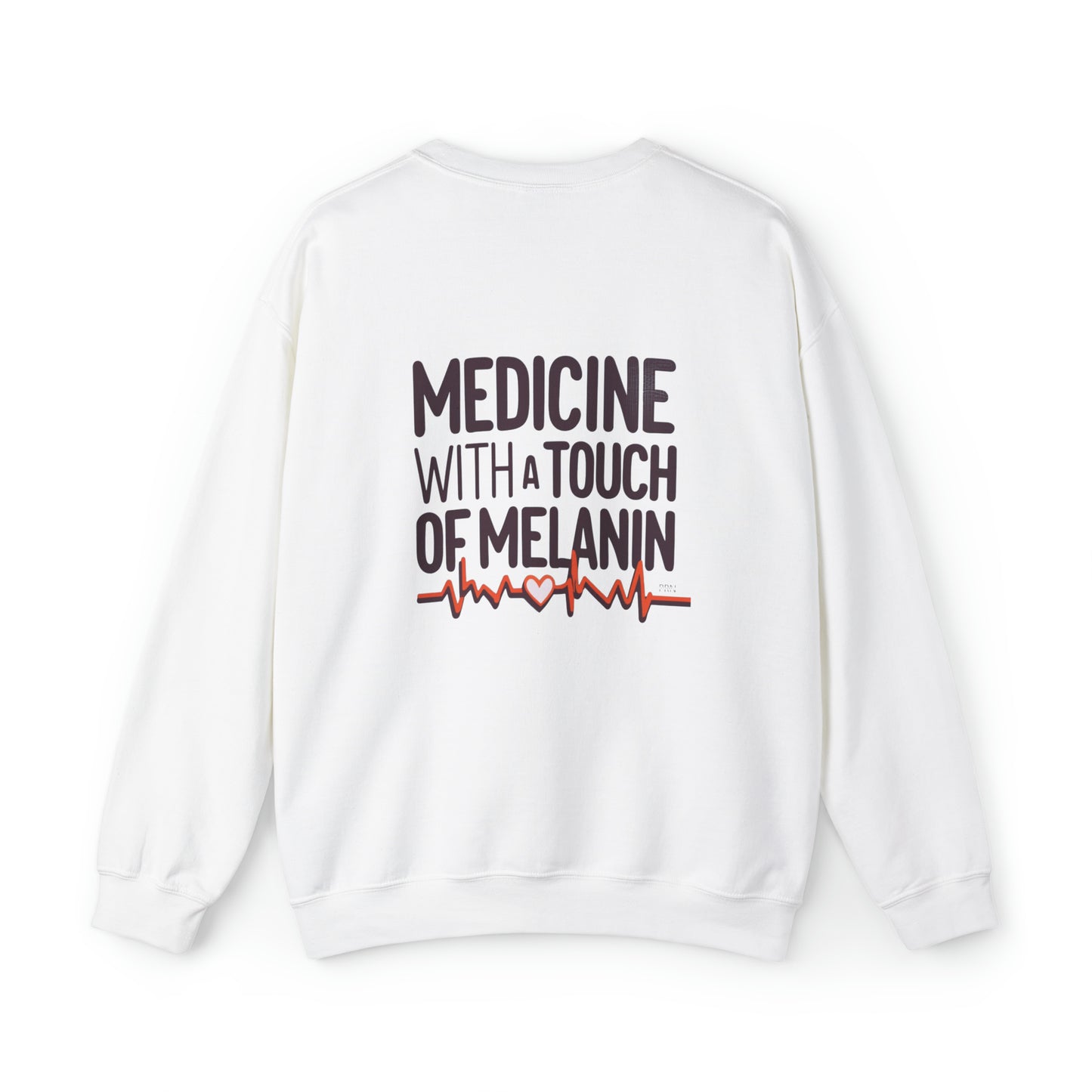 "Medicine With a Touch of Melanin" Unisex Crewneck Sweatshirt