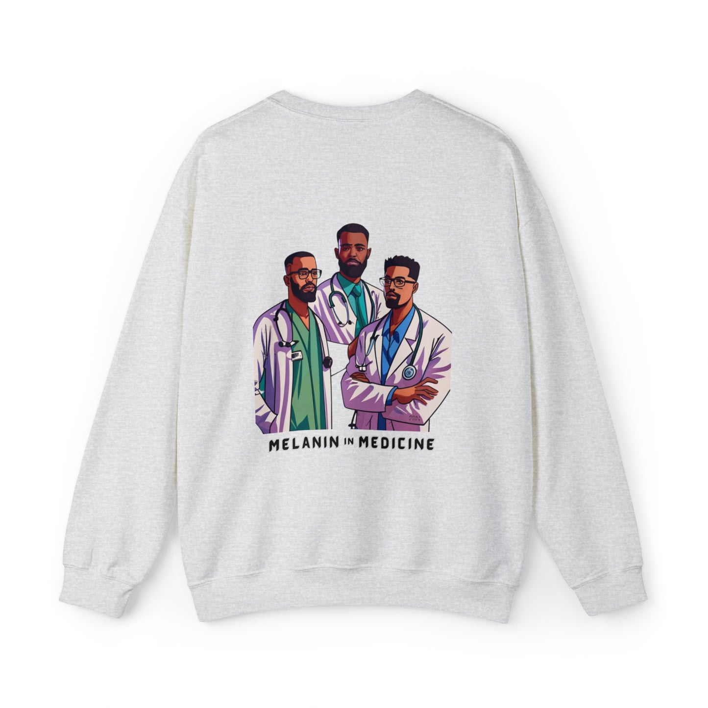 "Melanin in Medicine" Fellas Edition Unisex Crewneck Sweatshirt