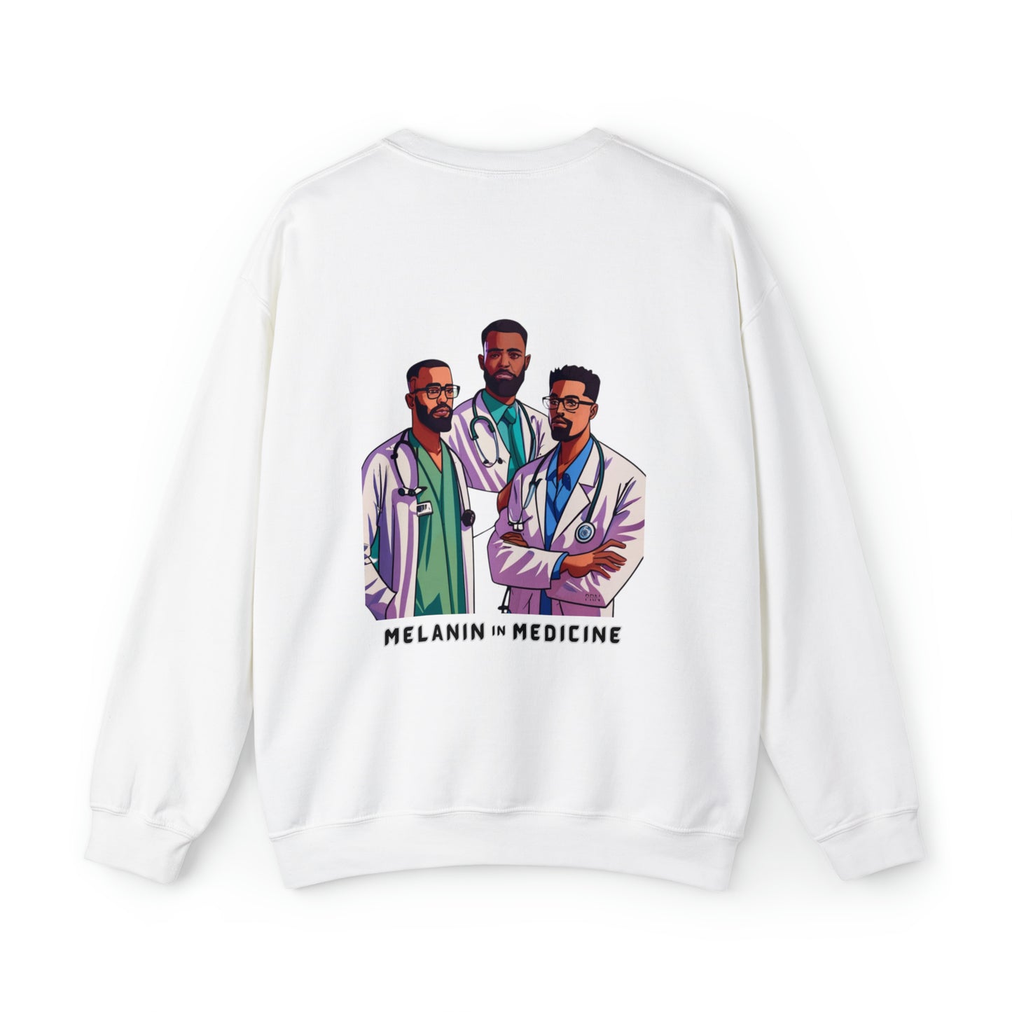 "Melanin in Medicine" Fellas Edition Unisex Crewneck Sweatshirt