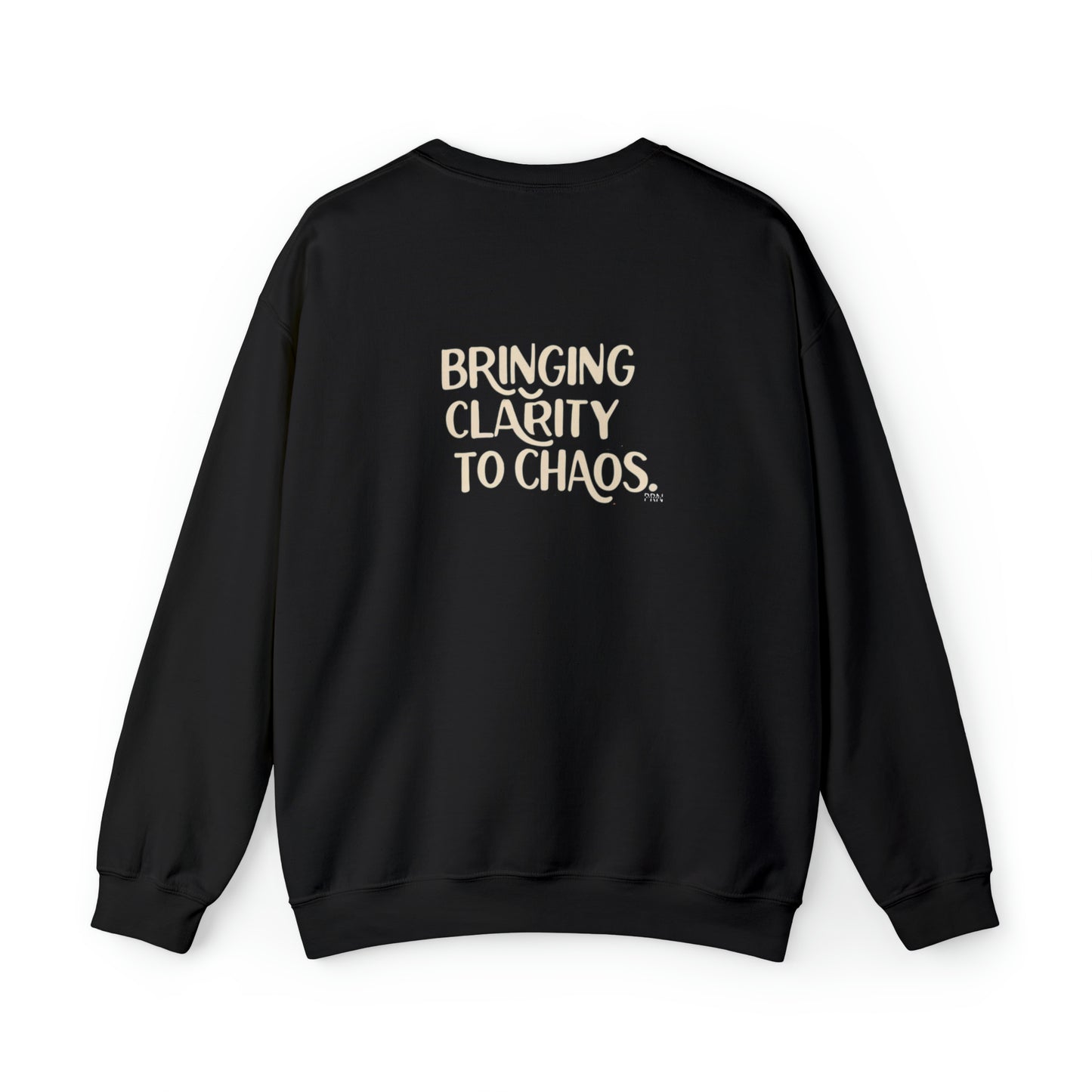 "Bringing Clarity to Chaos" Unisex Crewneck Sweatshirt