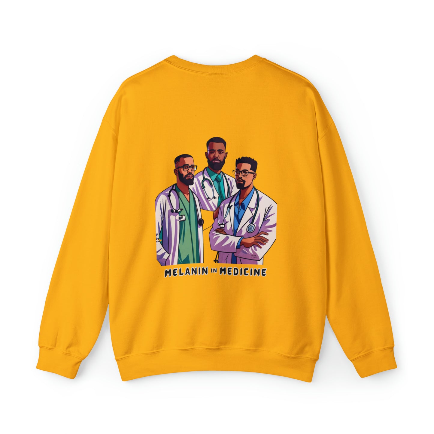 "Melanin in Medicine" Fellas Edition Unisex Crewneck Sweatshirt