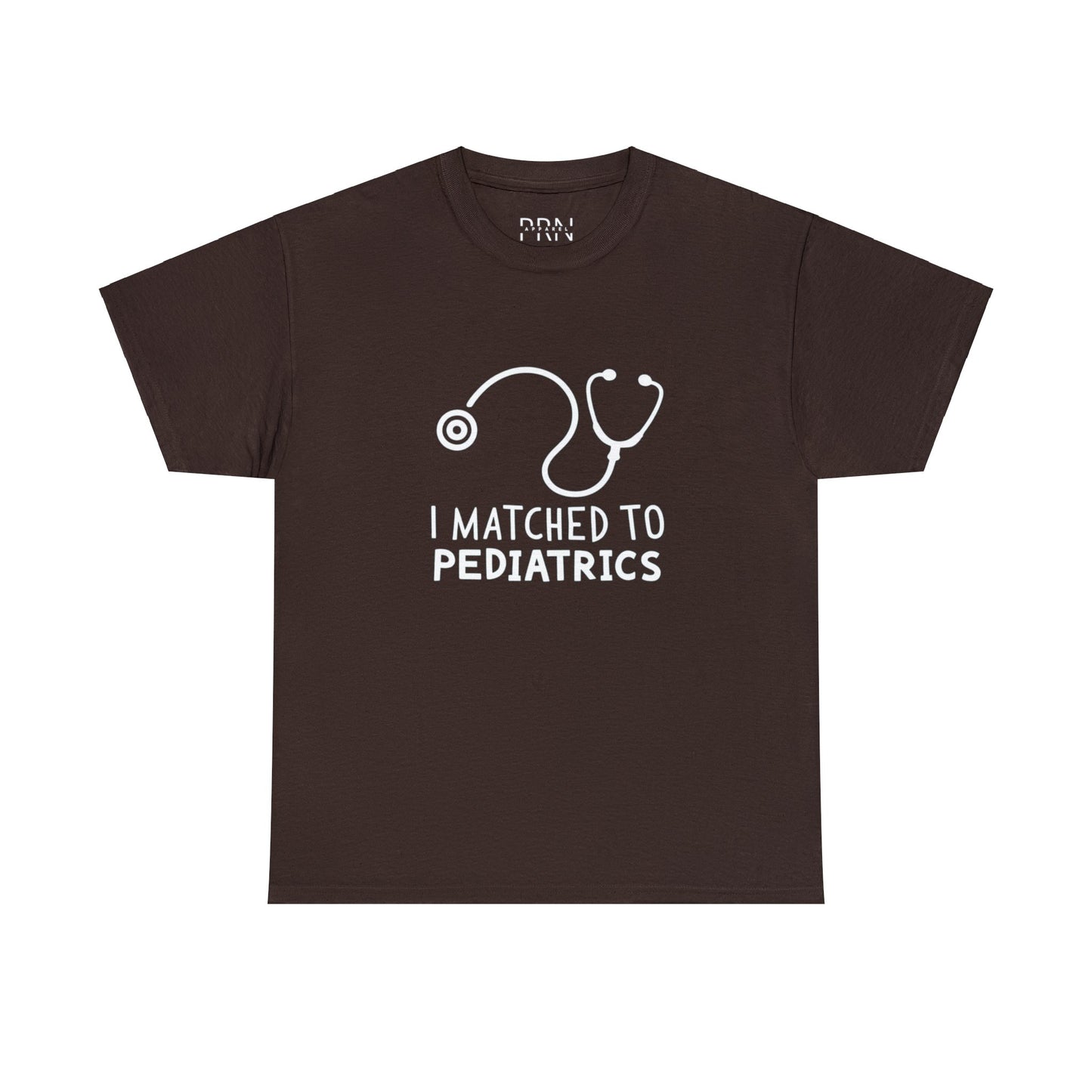 "I Matched to Pediatrics" Unisex Heavy Cotton Tee