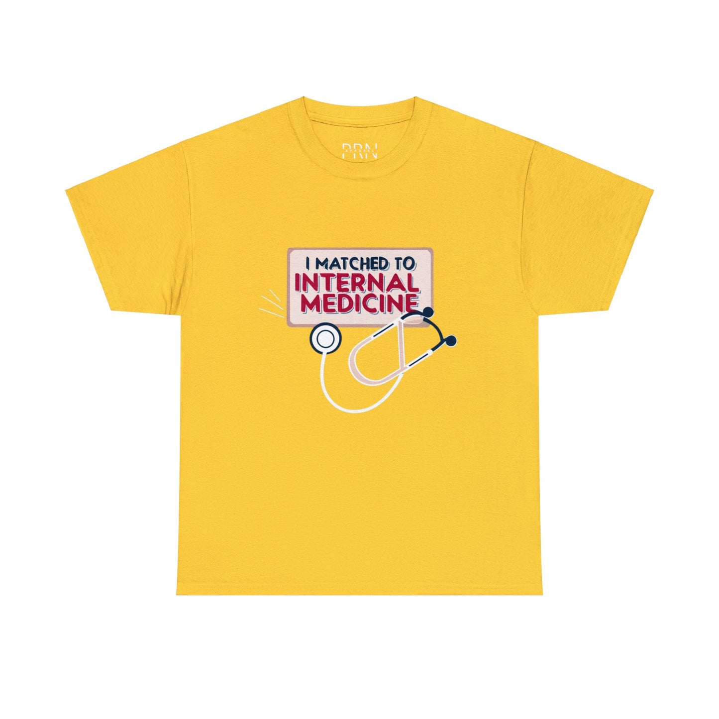 "I Matched to Internal Medicine" Unisex Heavy Cotton Tee