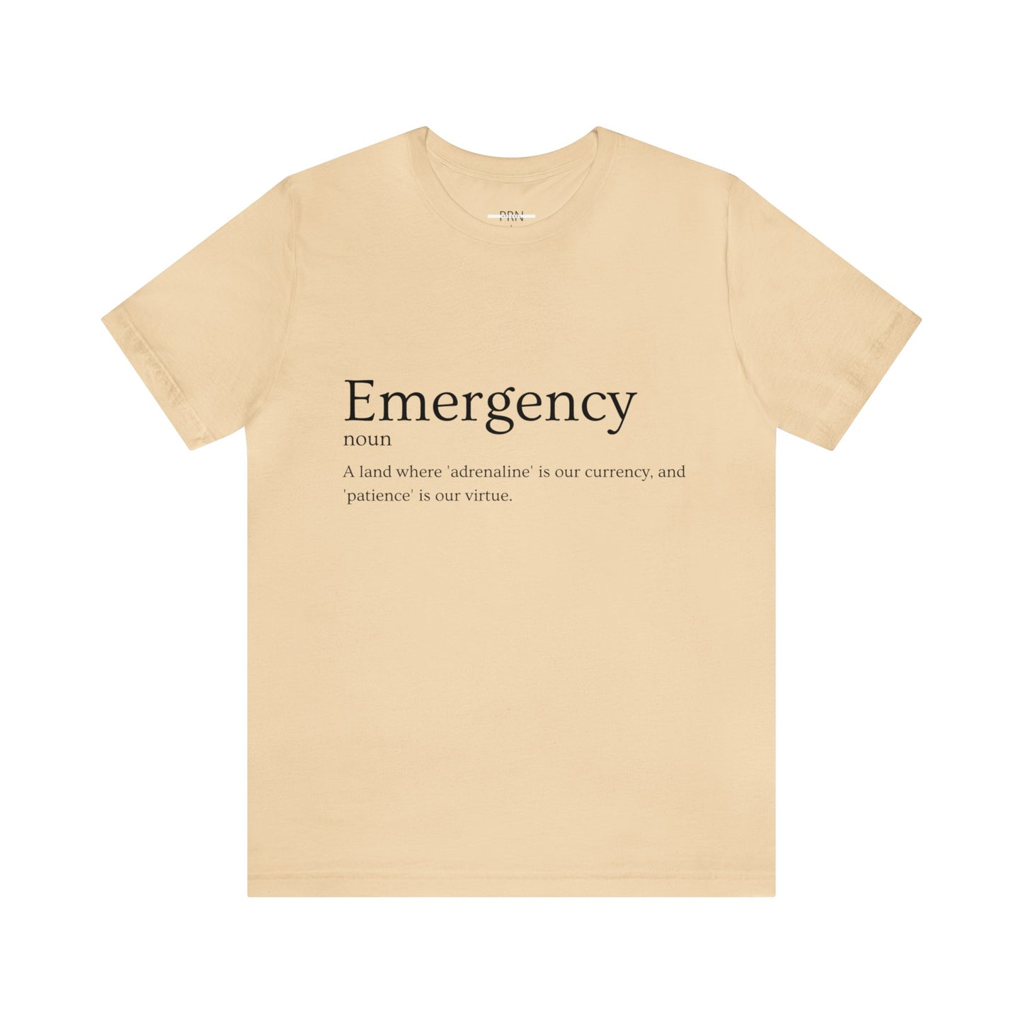 "Emergency Definition" Short Sleeve Tee