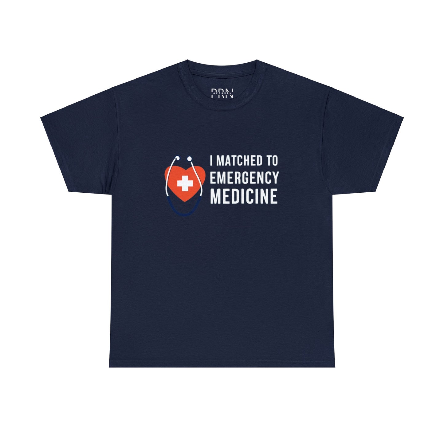 "I Matched to Emergency Medicine" Unisex Heavy Cotton Tee