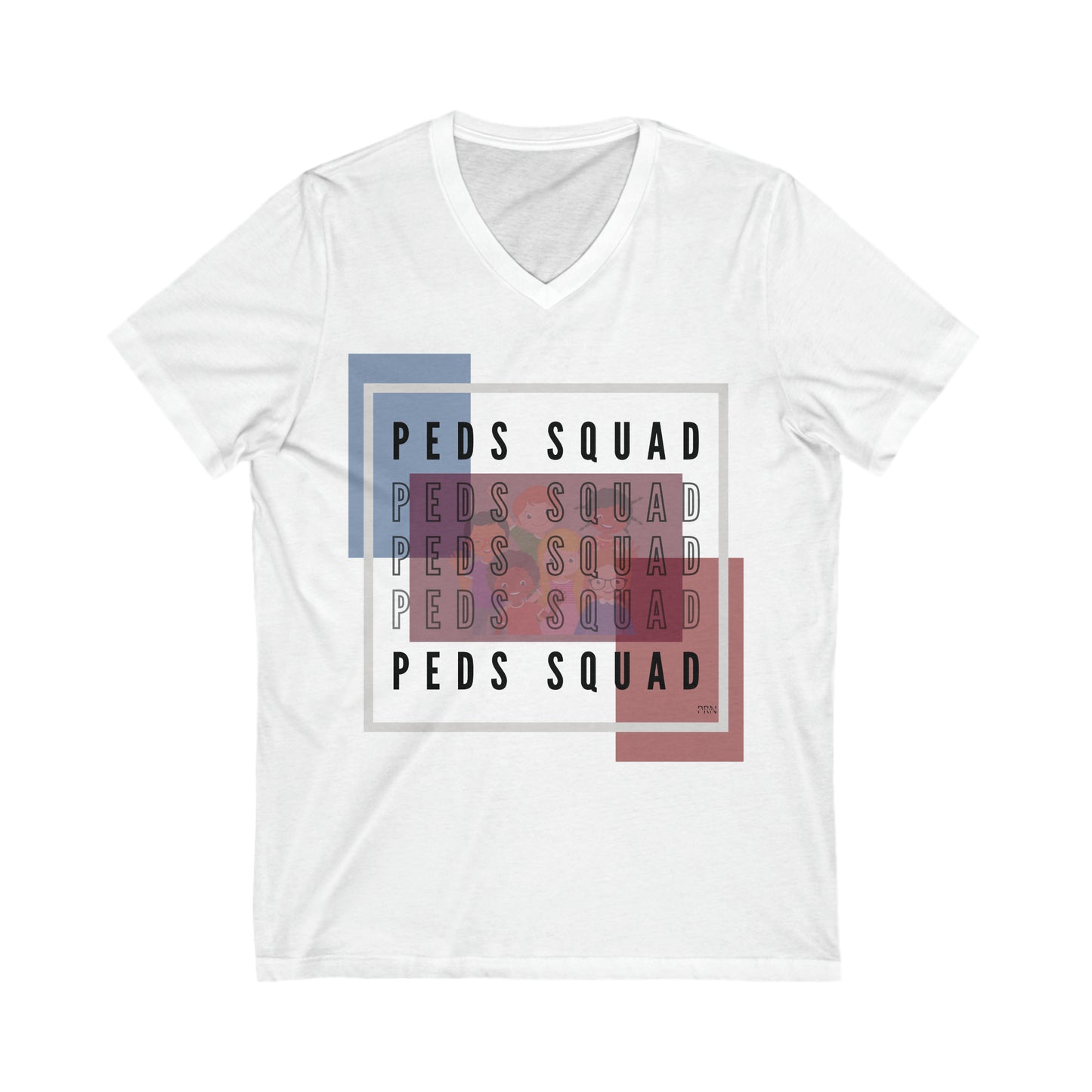 "Peds Squad" Unisex V-Neck Short Sleeve Tee