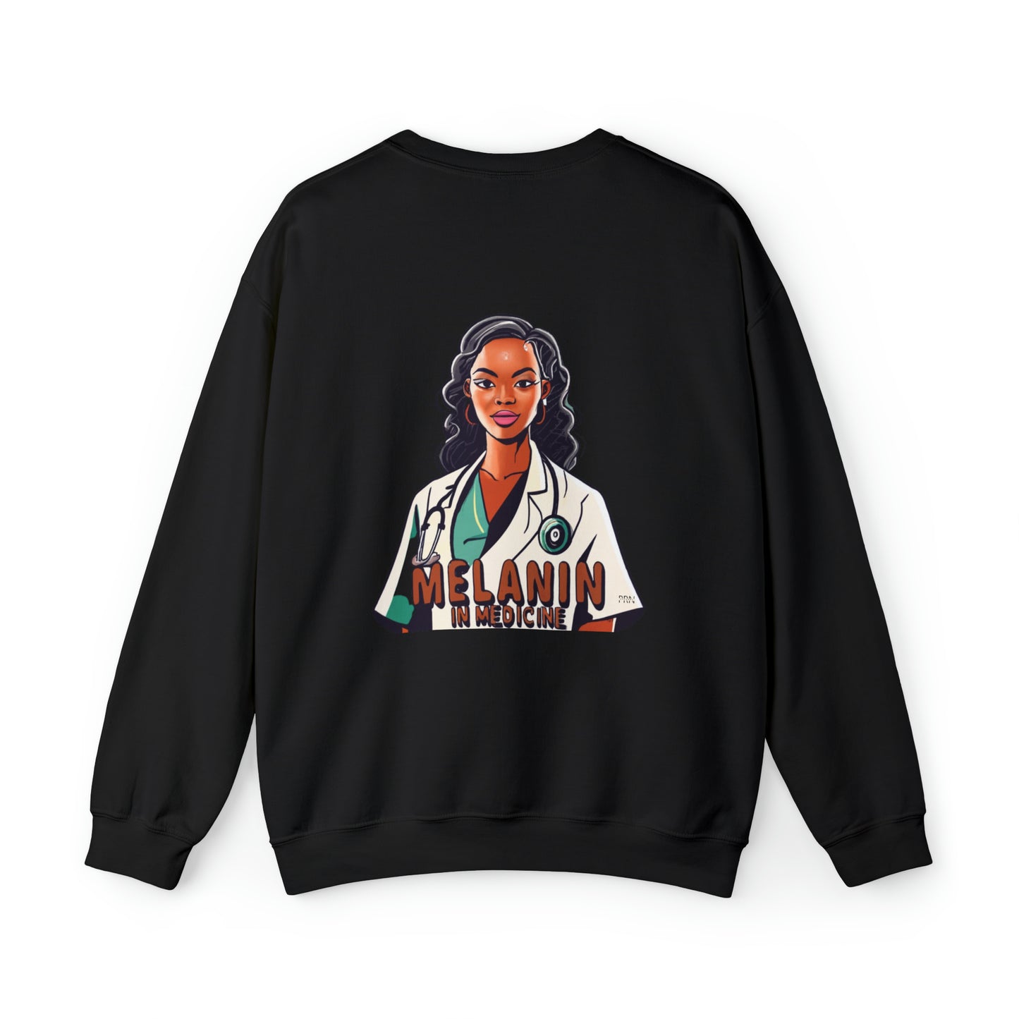 "Melanin in Medicine" Womens Crewneck Sweatshirt