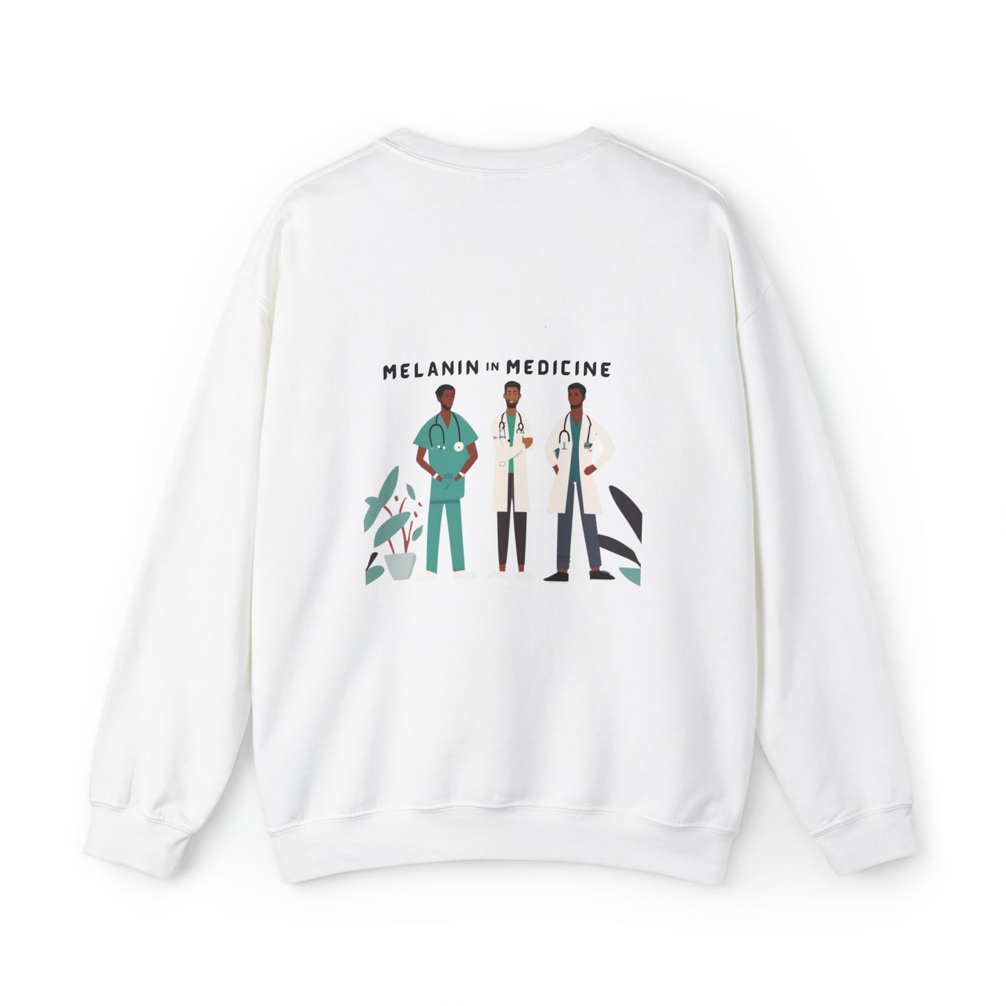 "Melanin in Medicine" Men's Crewneck Sweatshirt