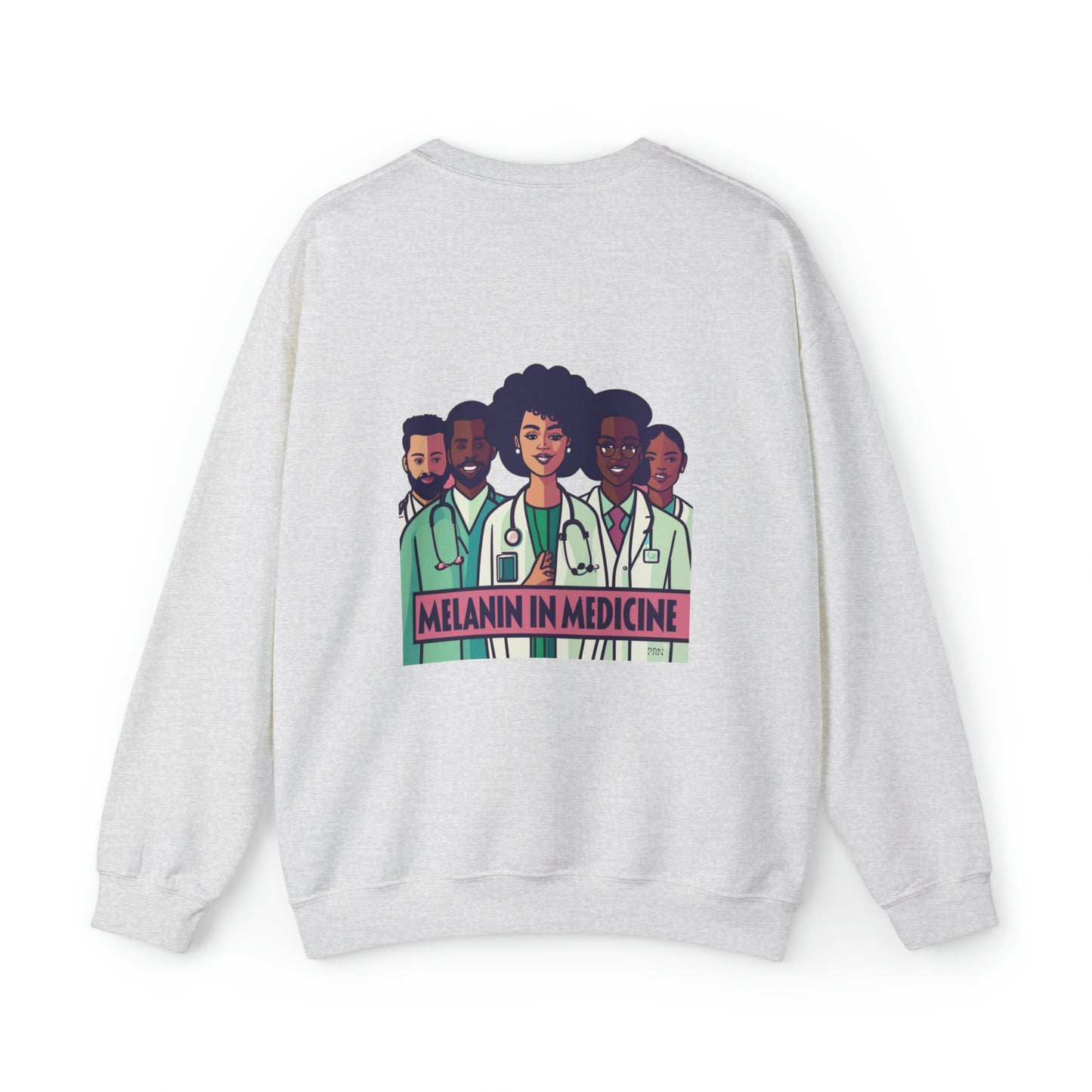 "Melanin in Medicine" Unisex Crewneck Sweatshirt