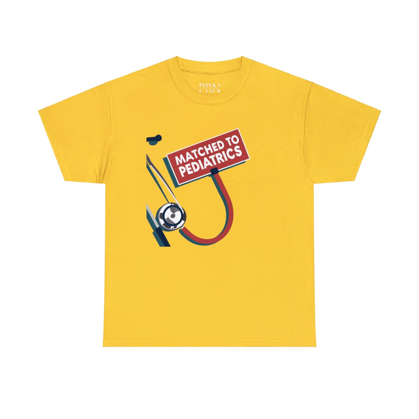 "I Matched to Pediatrics" 2 Unisex Heavy Cotton Tee