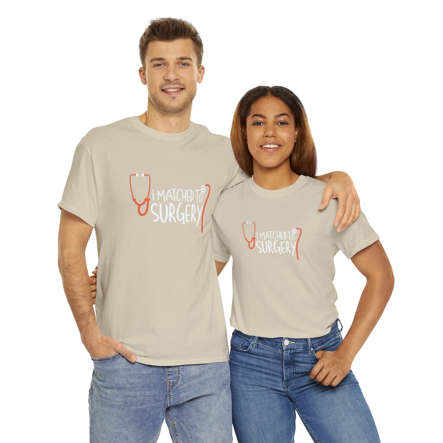 "I Matched to Surgery" Unisex Heavy Cotton Tee