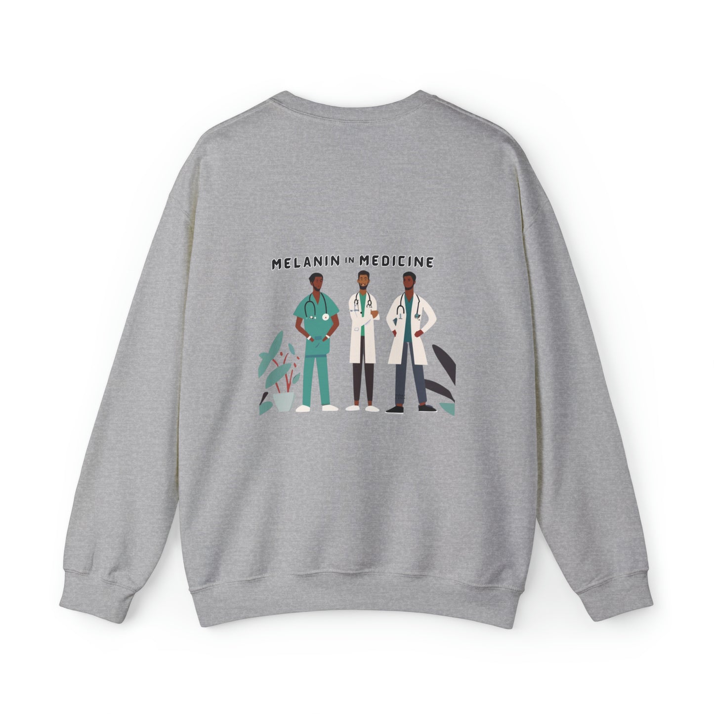 "Melanin in Medicine" Men's Crewneck Sweatshirt