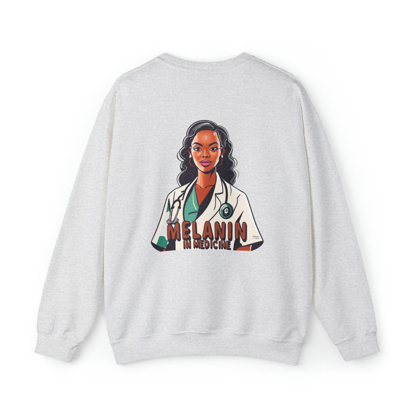 "Melanin in Medicine" Womens Crewneck Sweatshirt